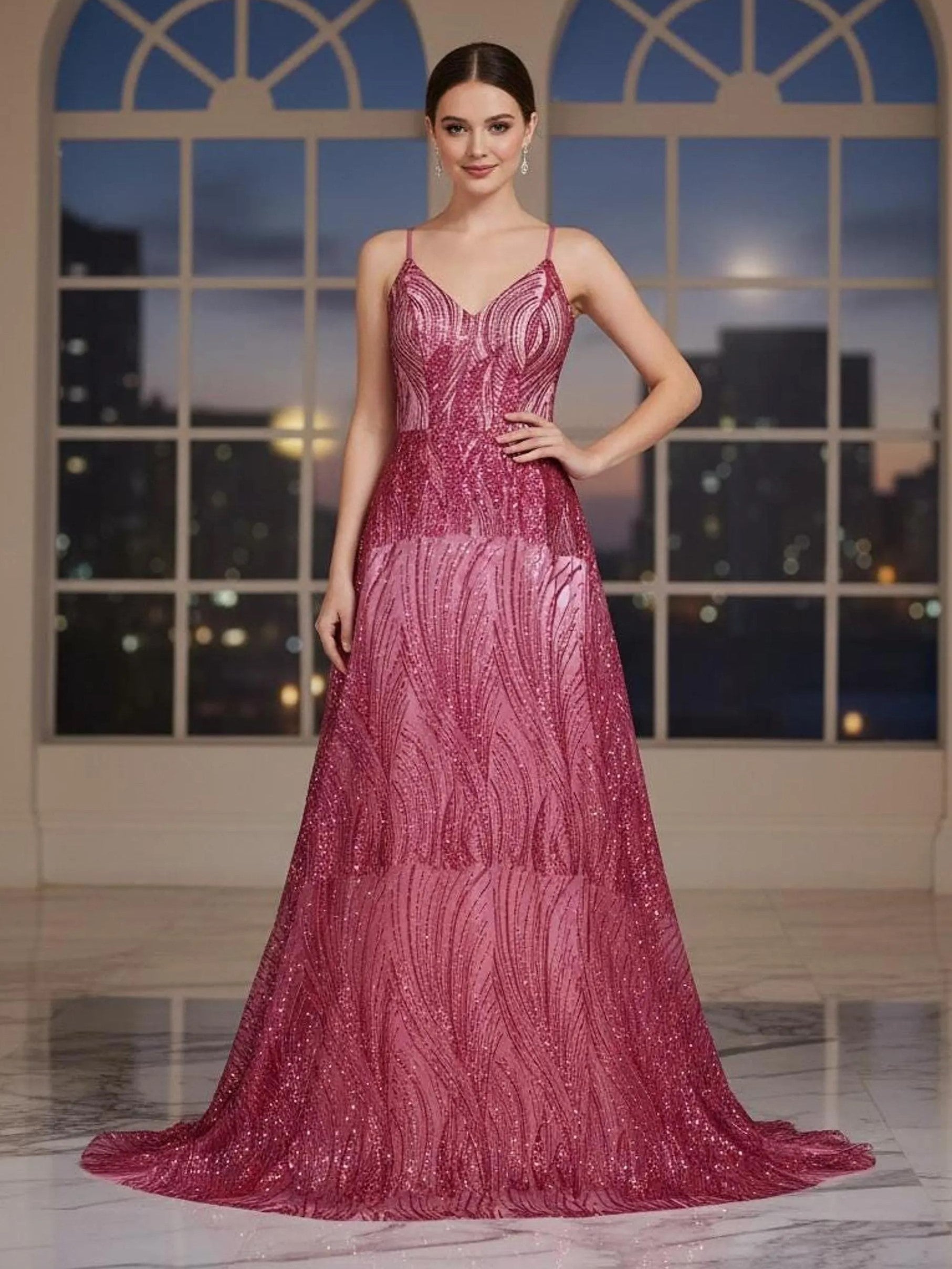 Flame Fashion Beaded Lace Fabric| Prom| Wedding| By The Yard.