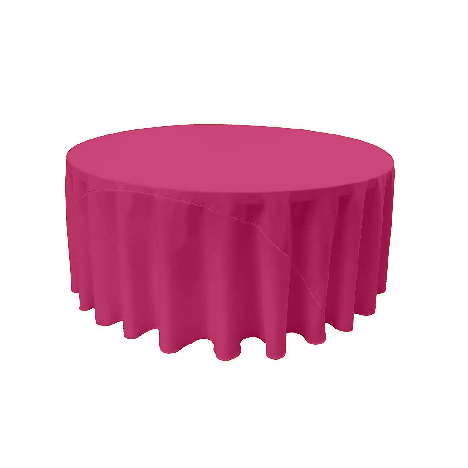 72" Round Tablecloth With Seams Polyester Poplin / Party Supply / Choose Size Below.