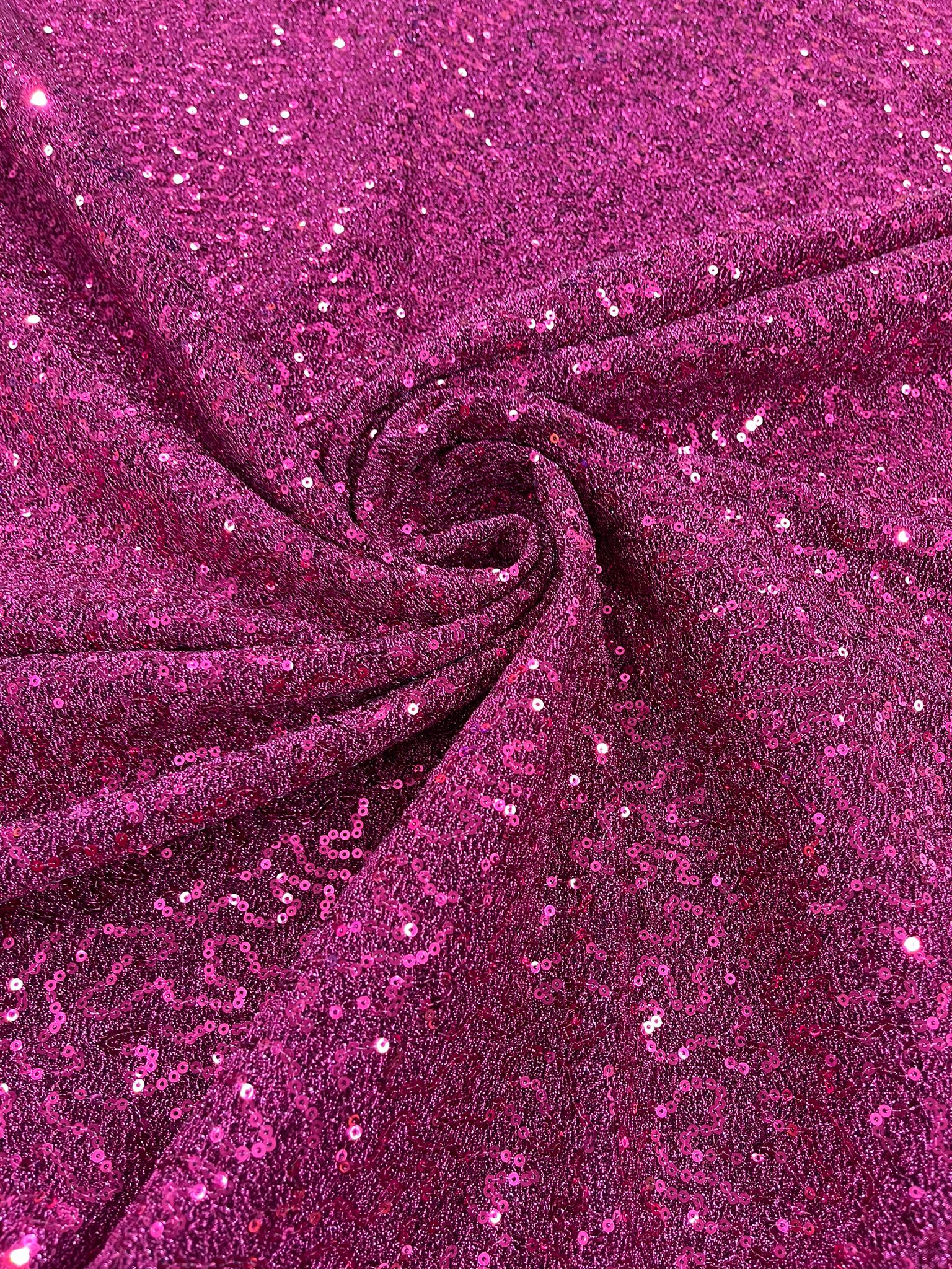 METALLIC TINSEL STRETCH LUREX SEQUIN FABRIC.