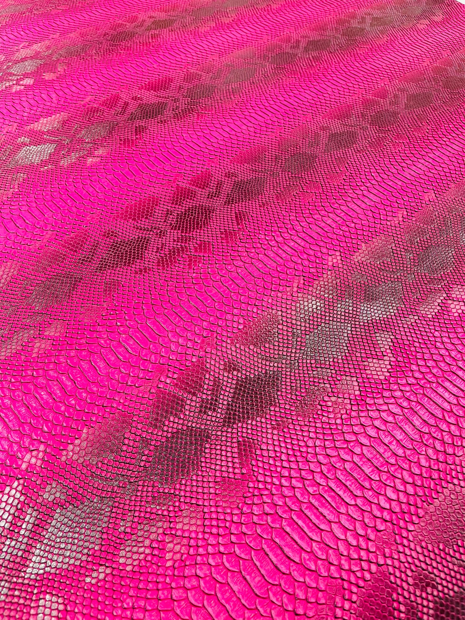 Viper Snake Skin Texture Faux Leather Fabric| 54" Wide| Upholstery| Bags.