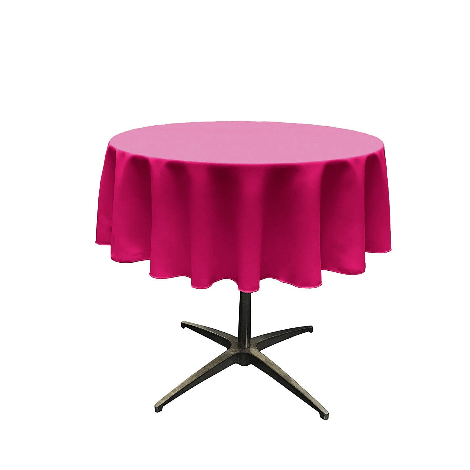 58" Round Polyester Poplin Tablecloth - Choose Size Below.