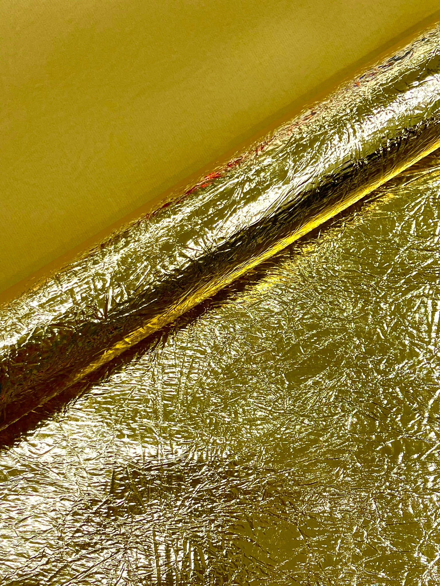 Crush Chrome Mirror Shiny Vinyl 54" Wide, Upholstery Crafting Accessories Applications.