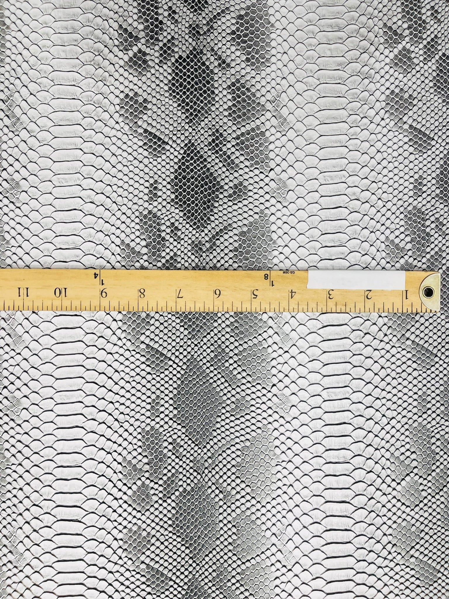 Viper Snake Skin Texture Faux Leather Fabric| 54" Wide| Upholstery| Bags.
