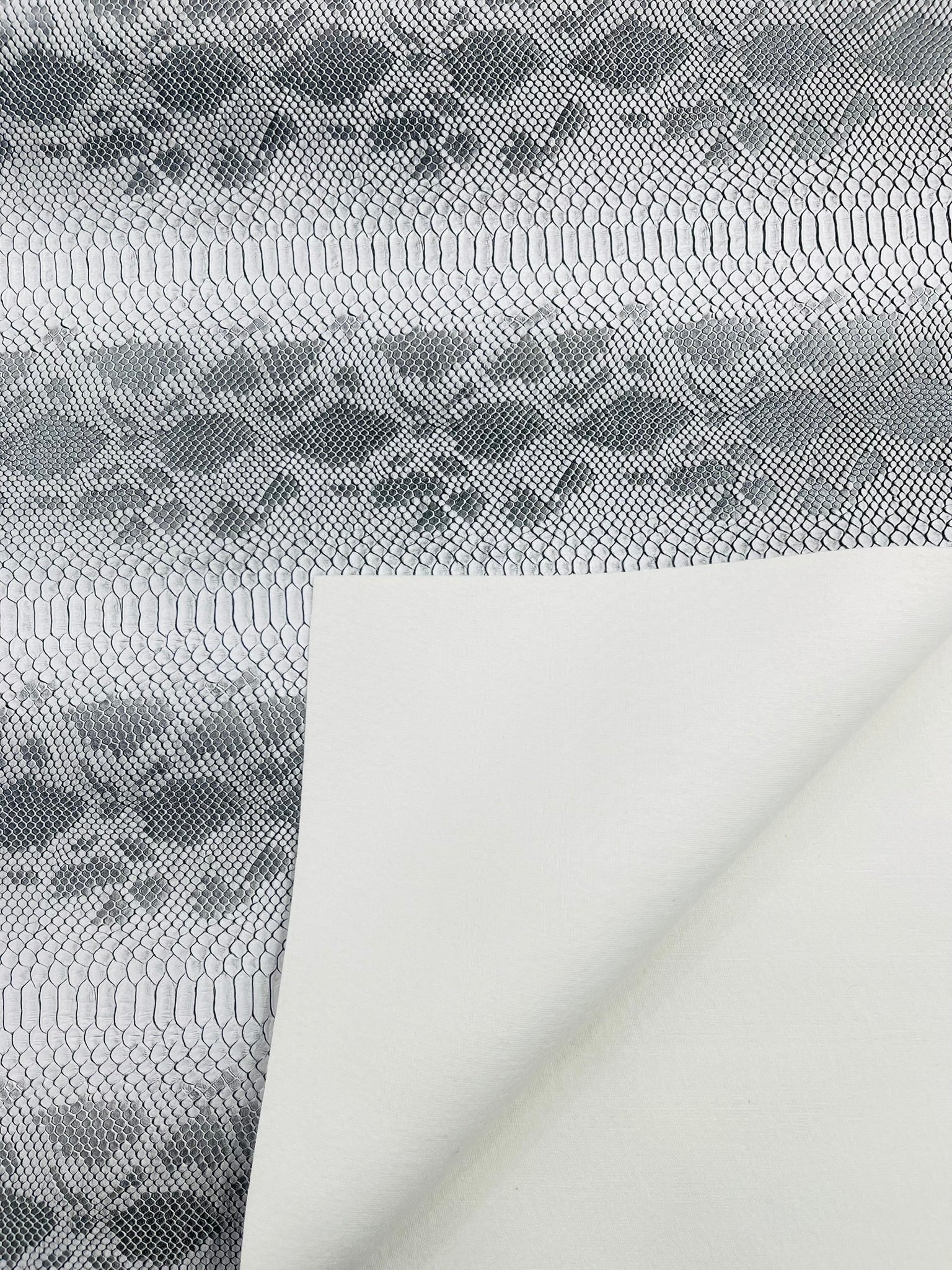 Viper Snake Skin Texture Faux Leather Fabric| 54" Wide| Upholstery| Bags.