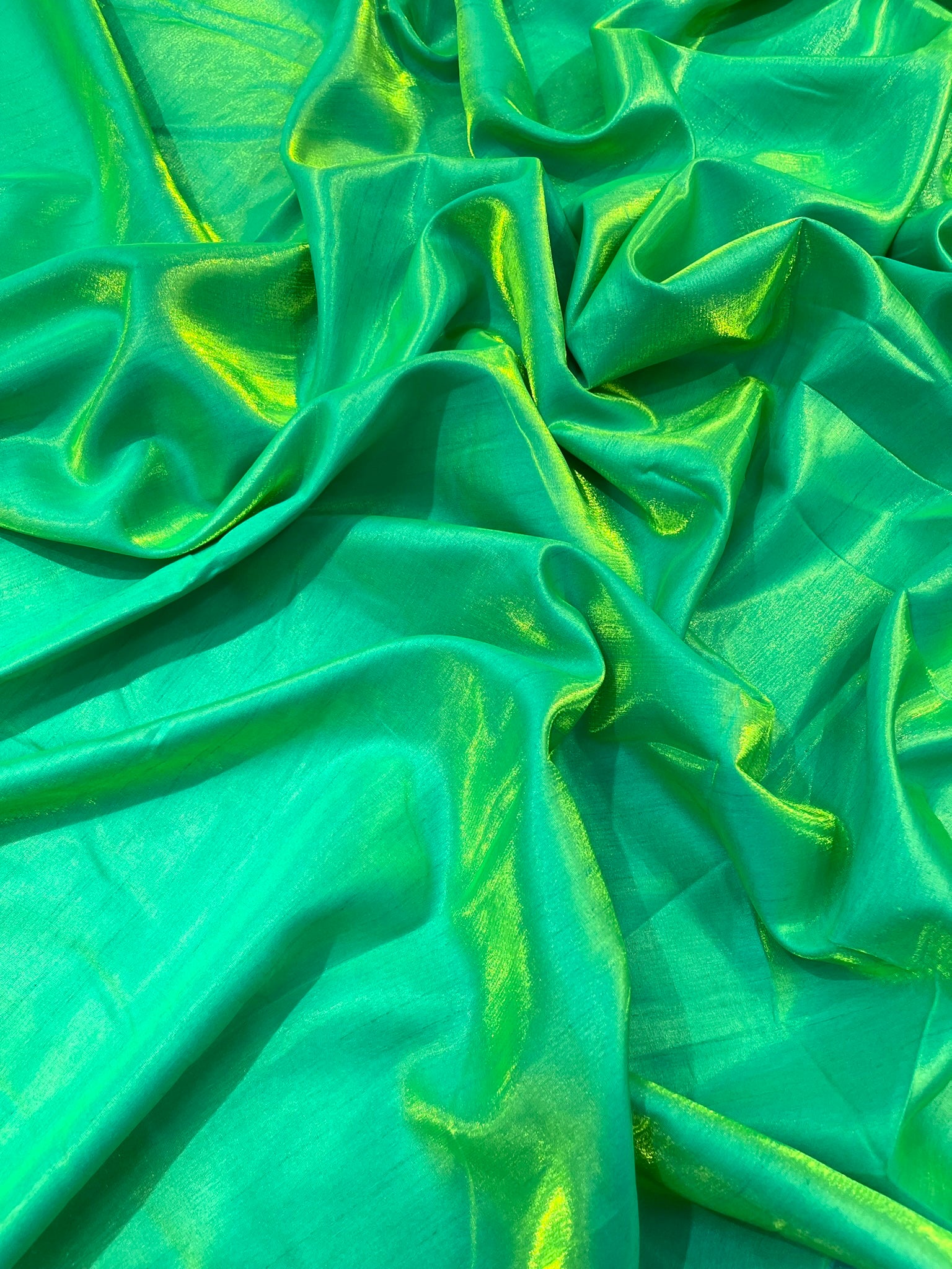 Iridescent Liquid Dupioni Fabric 58" Wide| Costume, Dressmaking, Flowing Lightweight Material
