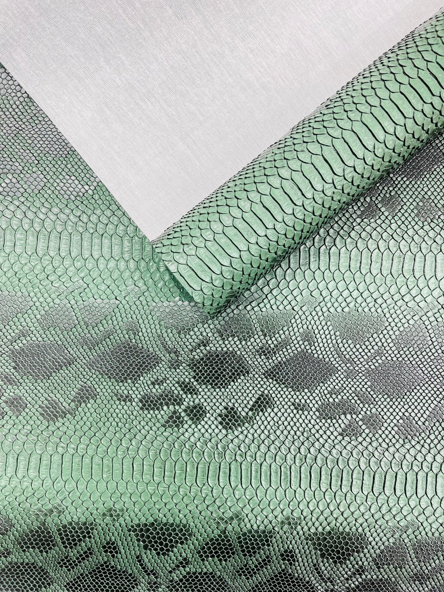 Viper Snake Skin Texture Faux Leather Fabric| 54" Wide| Upholstery| Bags.