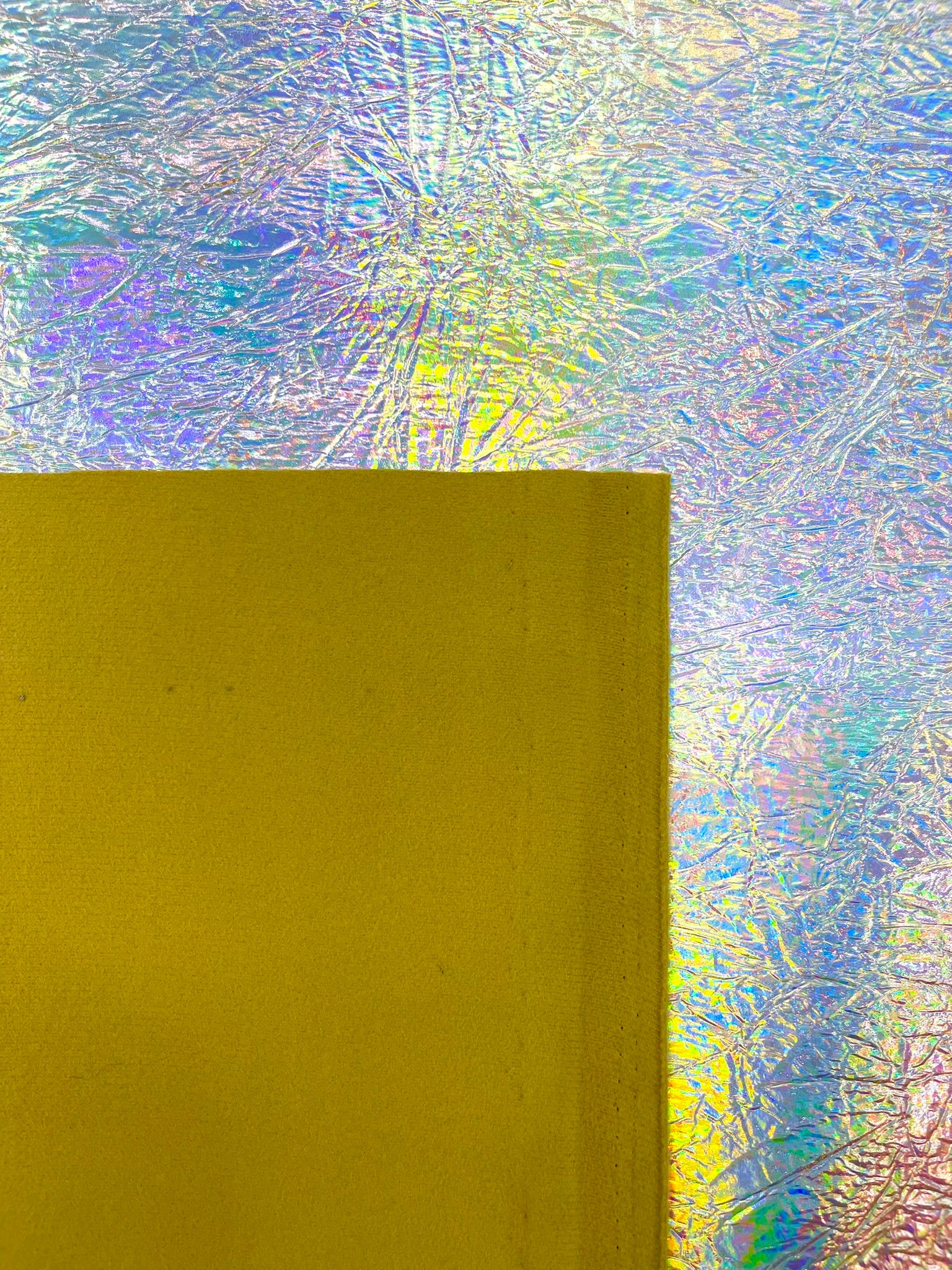 Crush Chrome Mirror Shiny Vinyl 54" Wide, Upholstery Crafting Accessories Applications.