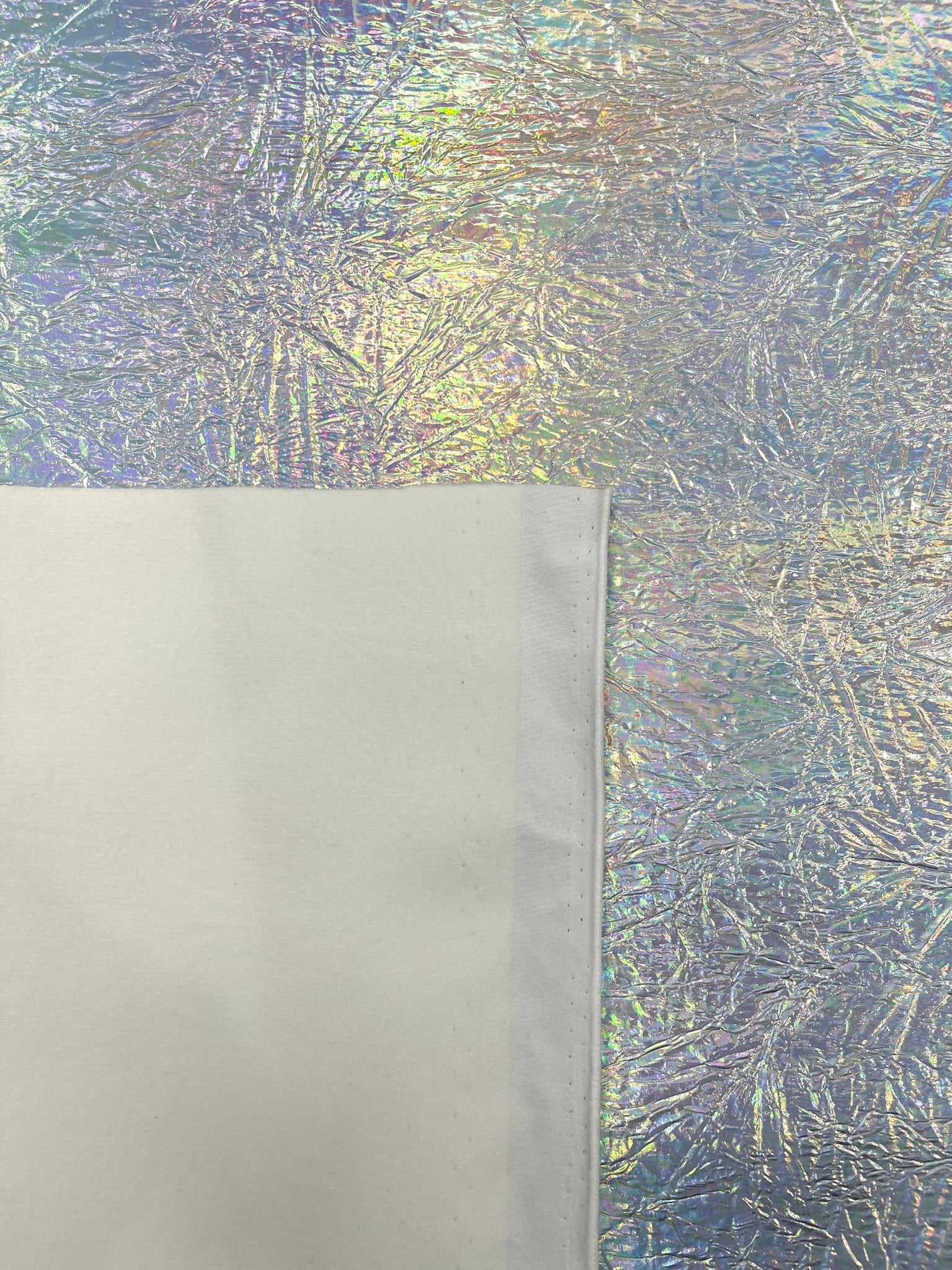 Crush Chrome Mirror Shiny Vinyl 54" Wide, Upholstery Crafting Accessories Applications.