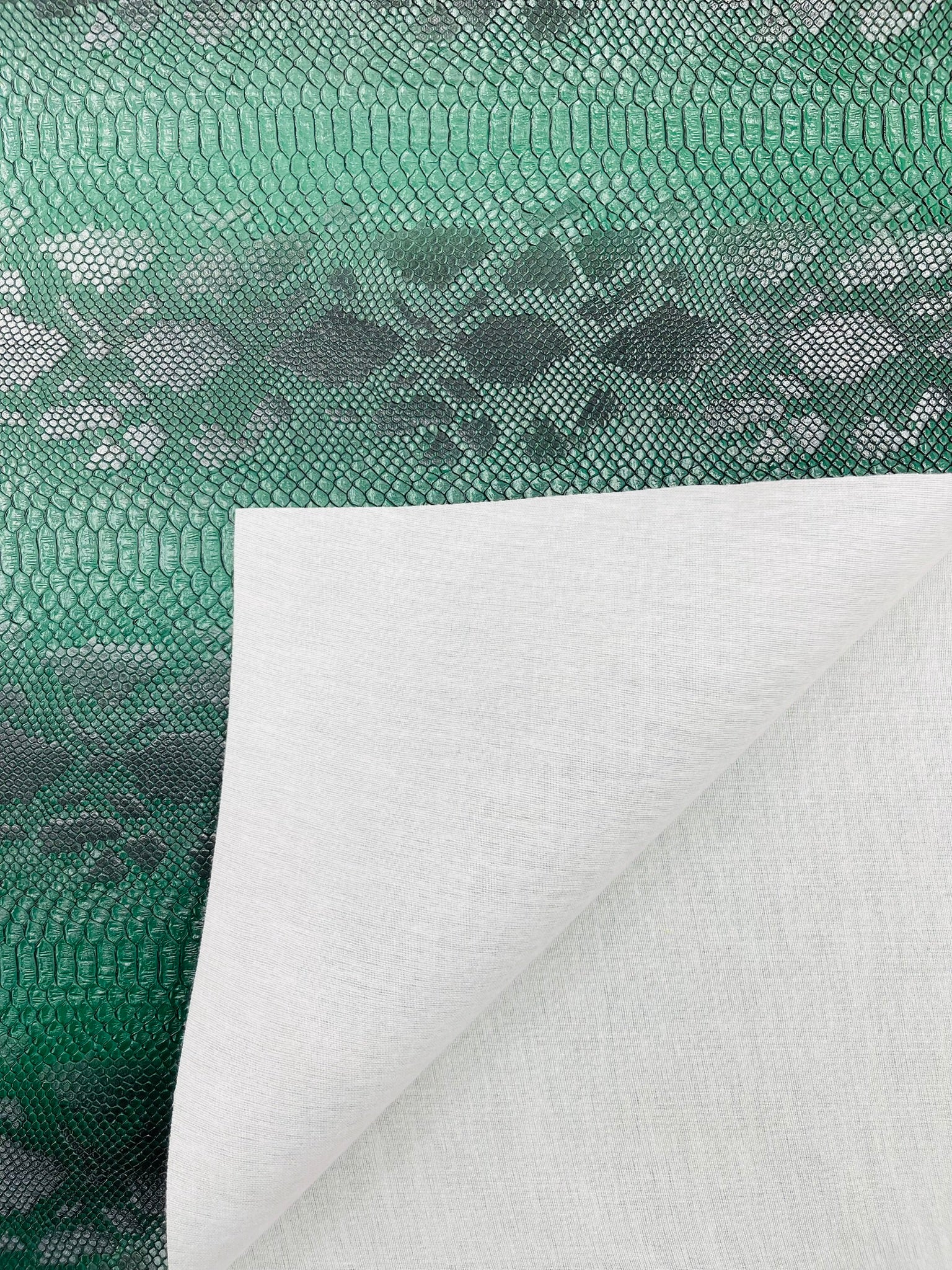 Viper Snake Skin Texture Faux Leather Fabric| 54" Wide| Upholstery| Bags.