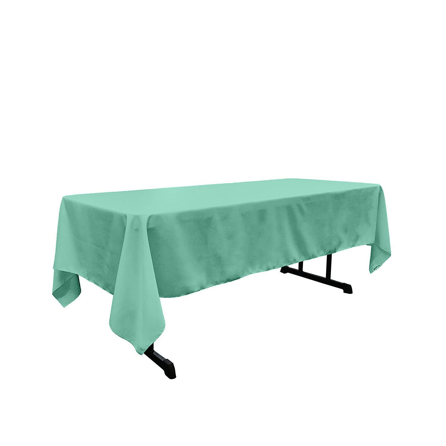 60" X 90" Rectangular Tablecloth Polyester Poplin / Party Supply / Choose Size Below.