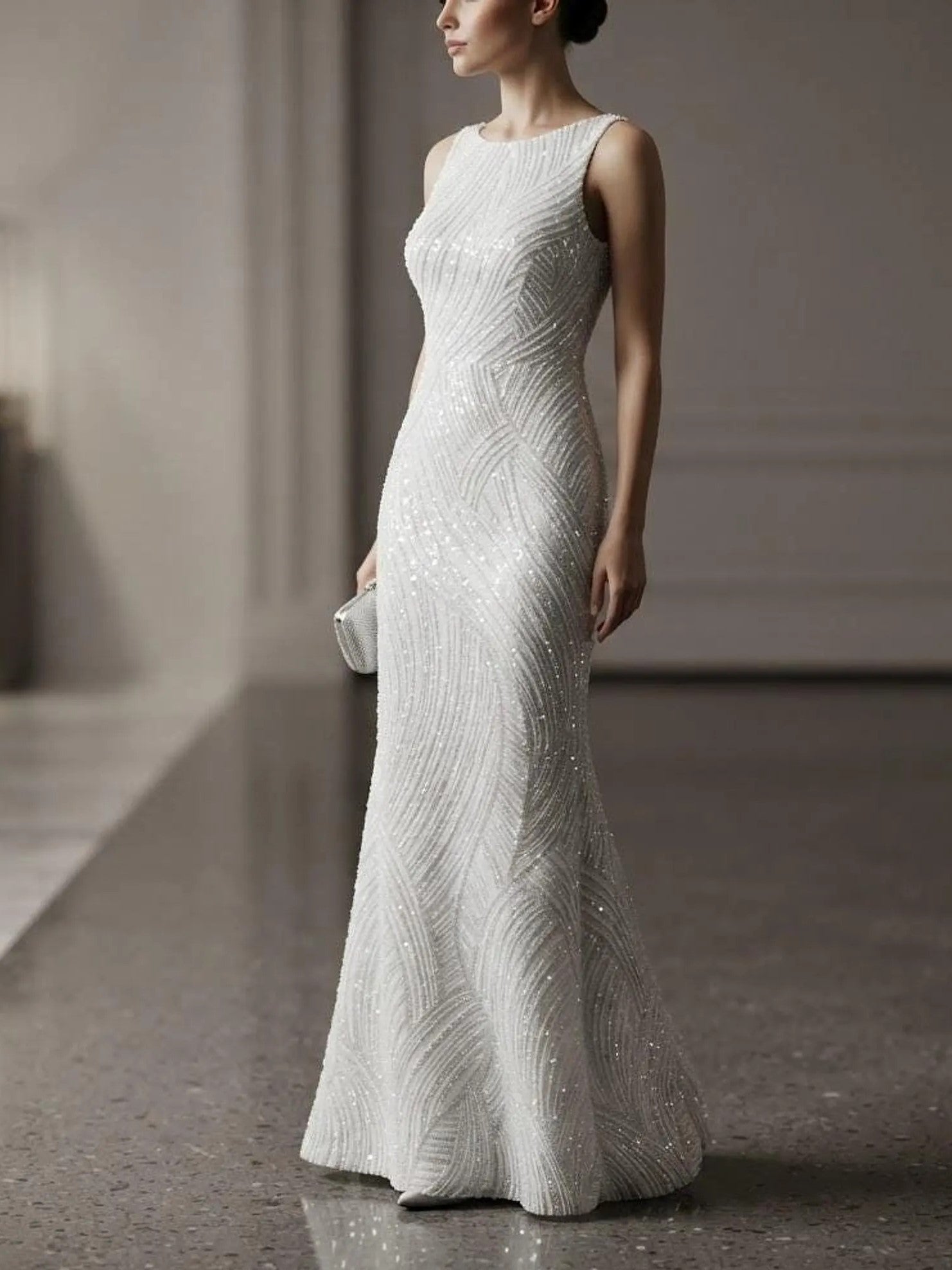 Luxury Feather Damask Beaded Lace Fabric| Prom| Wedding| By The Yard.