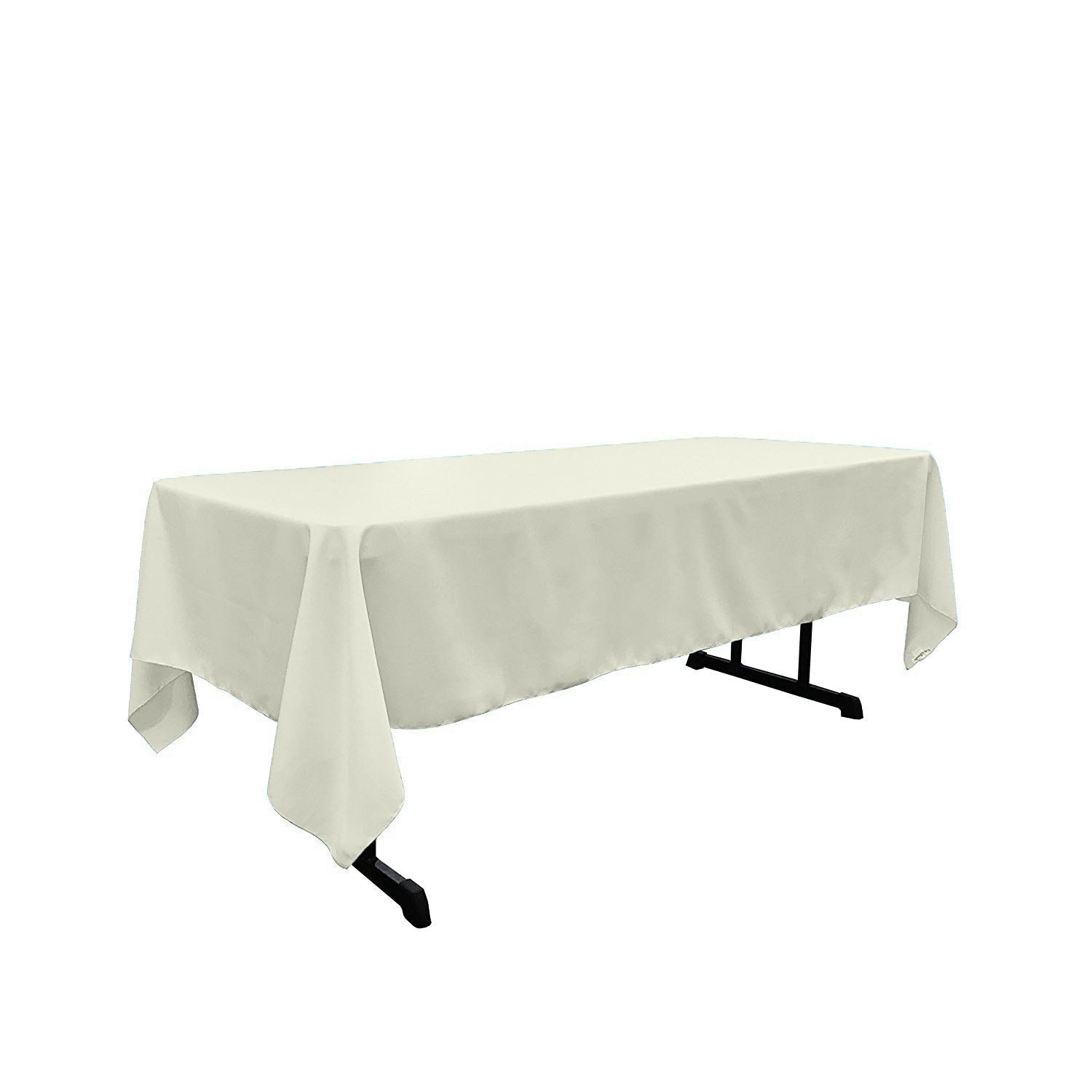 60" X 120" Rectangular Tablecloth Polyester Poplin / Party Supply / Choose Size Below.