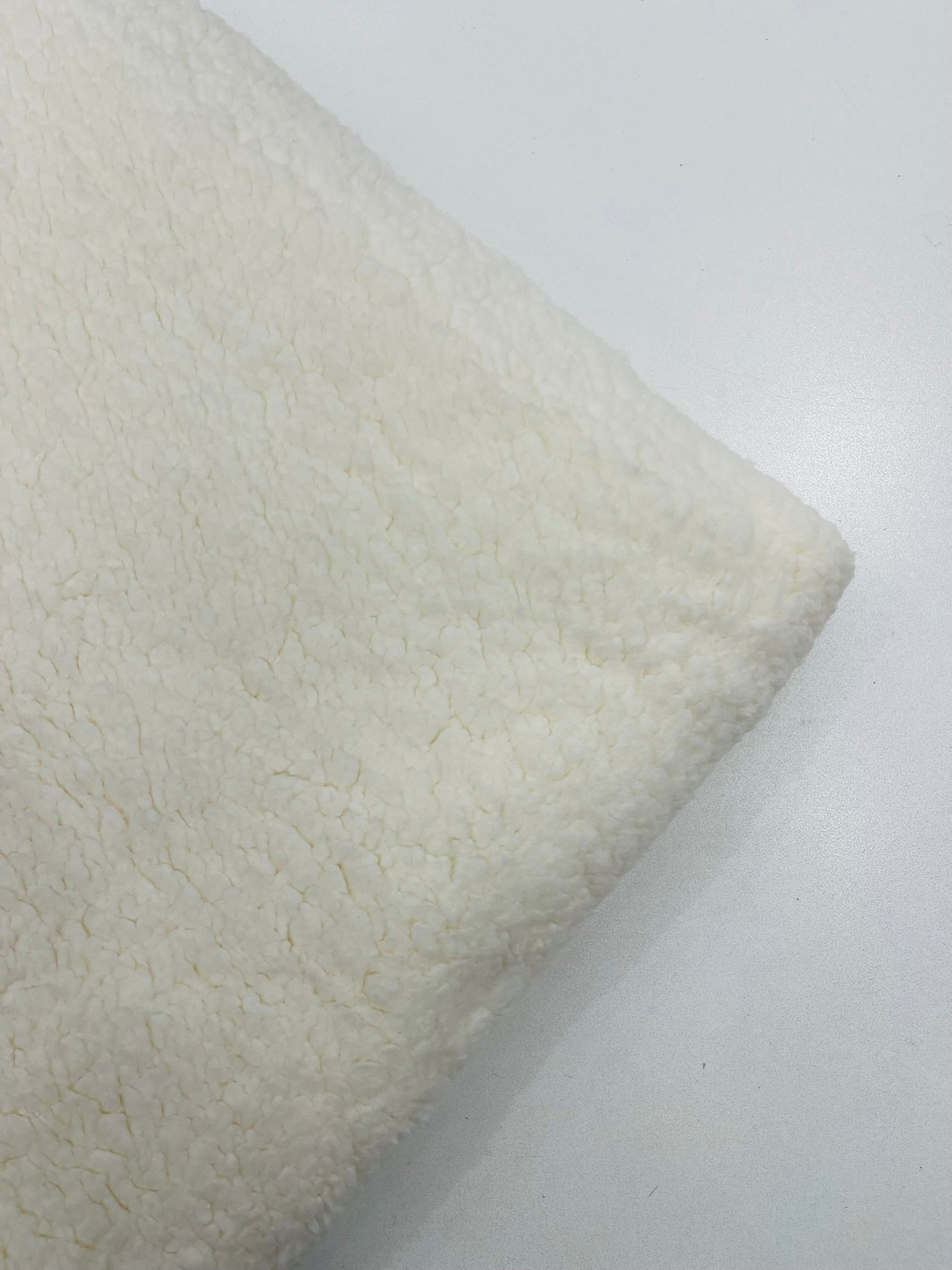 Cuddle Minky Sherpa Fleece, lamb Wool Design Fabric. Sold By the Yard.