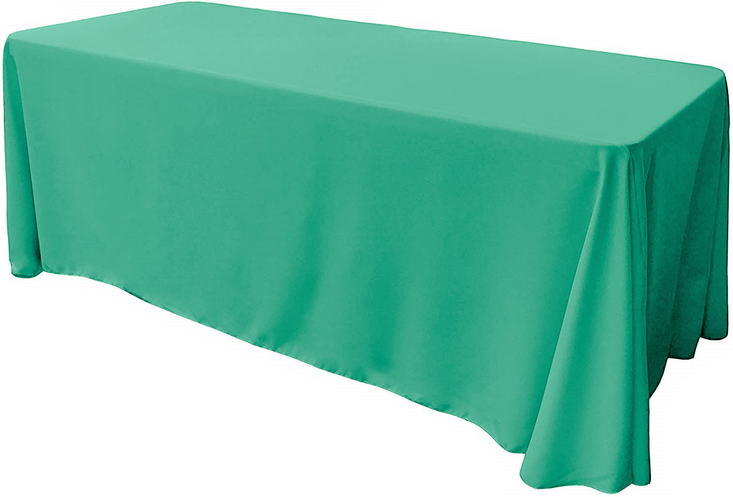 90" X 156" Rectangular Tablecloth Polyester Poplin / Party Supply / Choose Size Below.