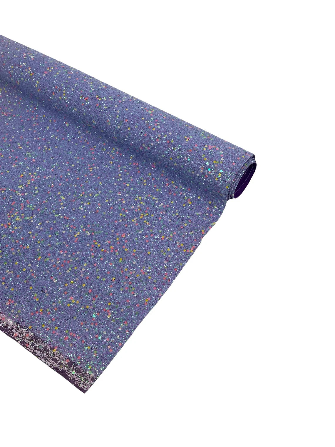 Stardust Shine Glitter Vinyl Fabric - Lavender - Star Dust Design Glitter Vinyl Fabric Sold By Yard