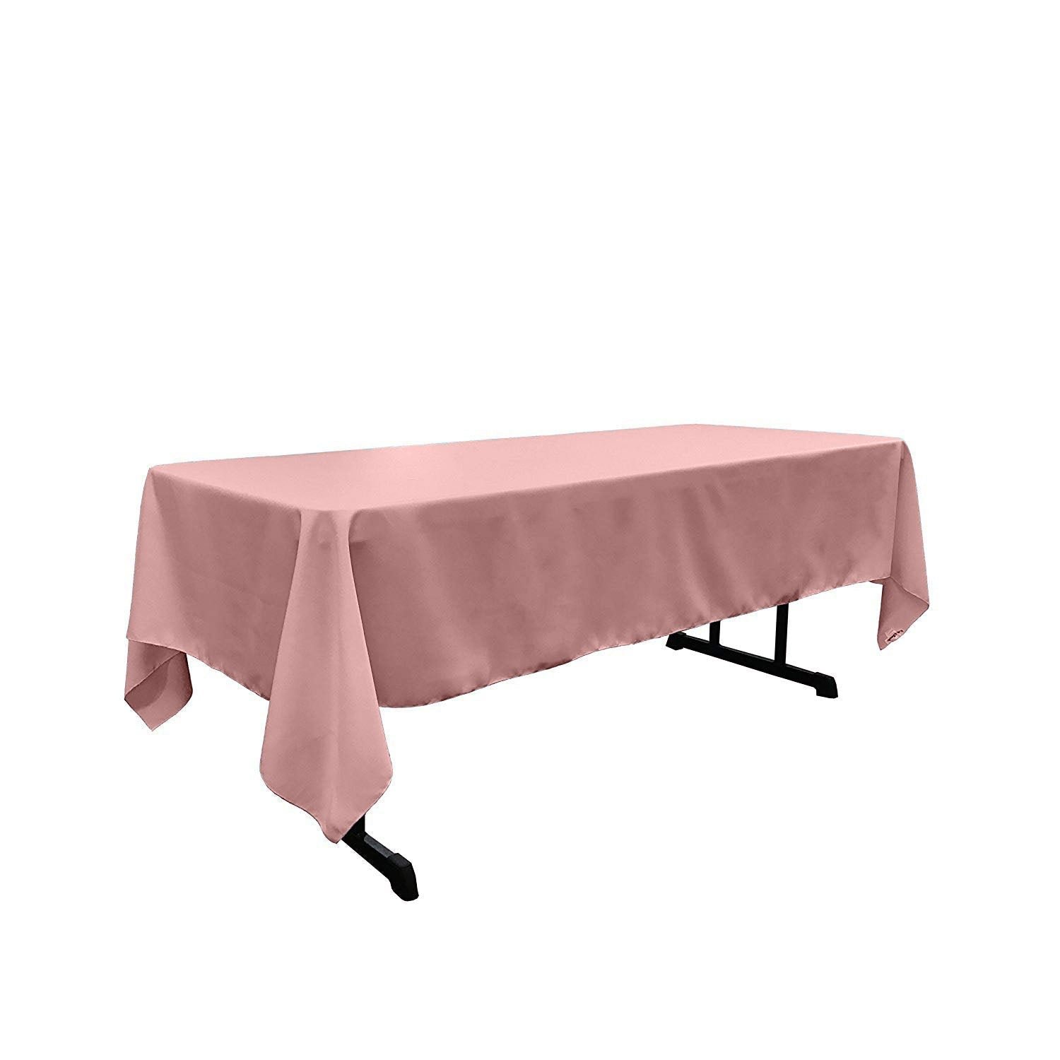 60" X 132" Rectangular Tablecloth Polyester Poplin / Party Supply / Choose Size Below.