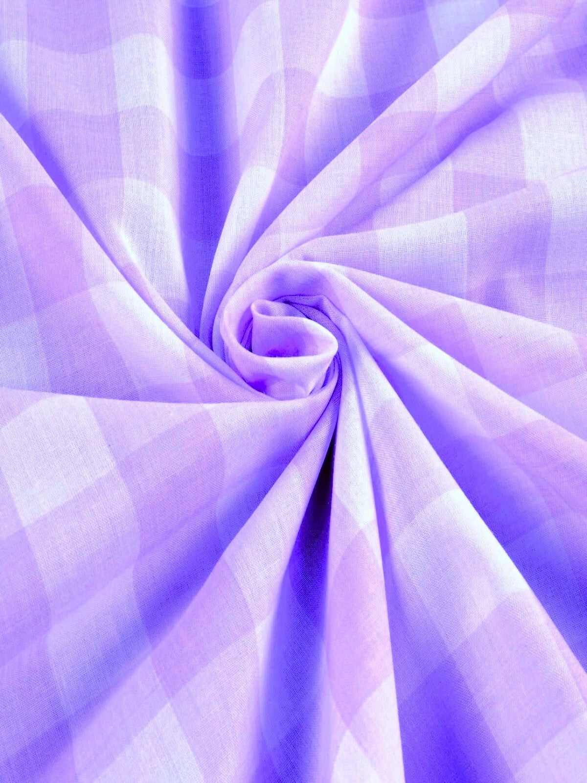 Gingham 1 Inch Checkered Poly Cotton 58" Wide | VIP textiles Inc.