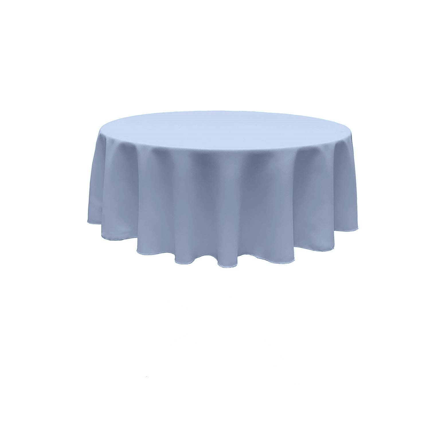 108" Round Seamless Tablecloth Polyester Poplin / Party Supply / Choose Size Below