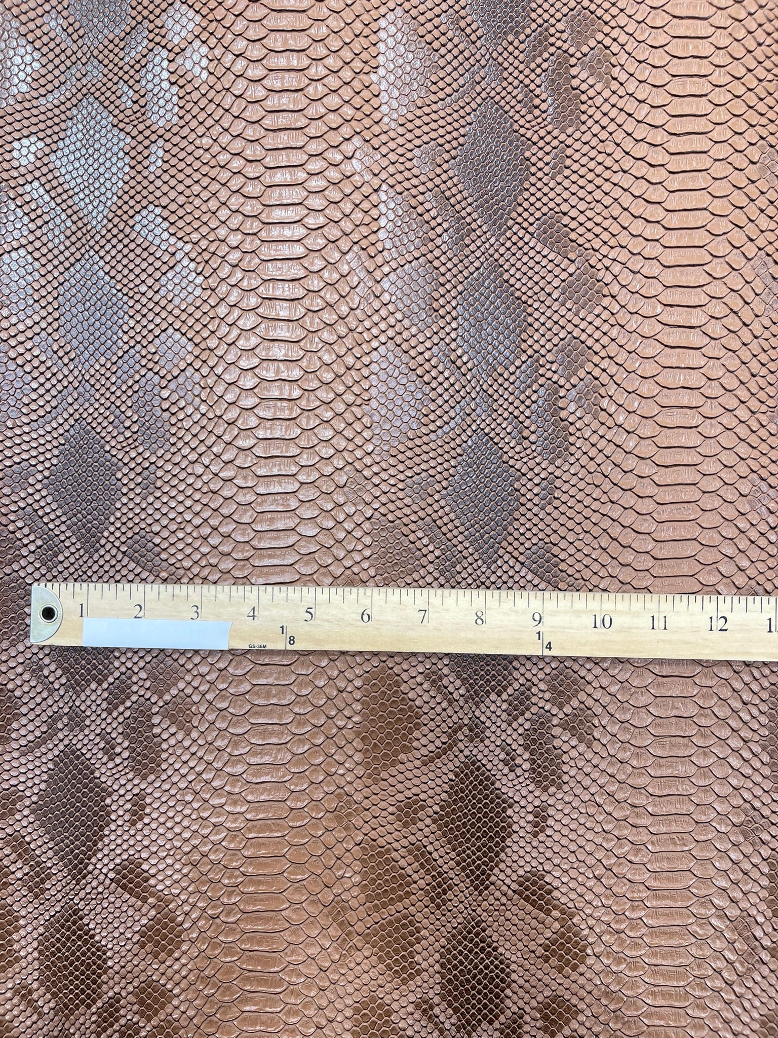 Viper Snake Skin Texture Faux Leather Fabric| 54" Wide| Upholstery| Bags.
