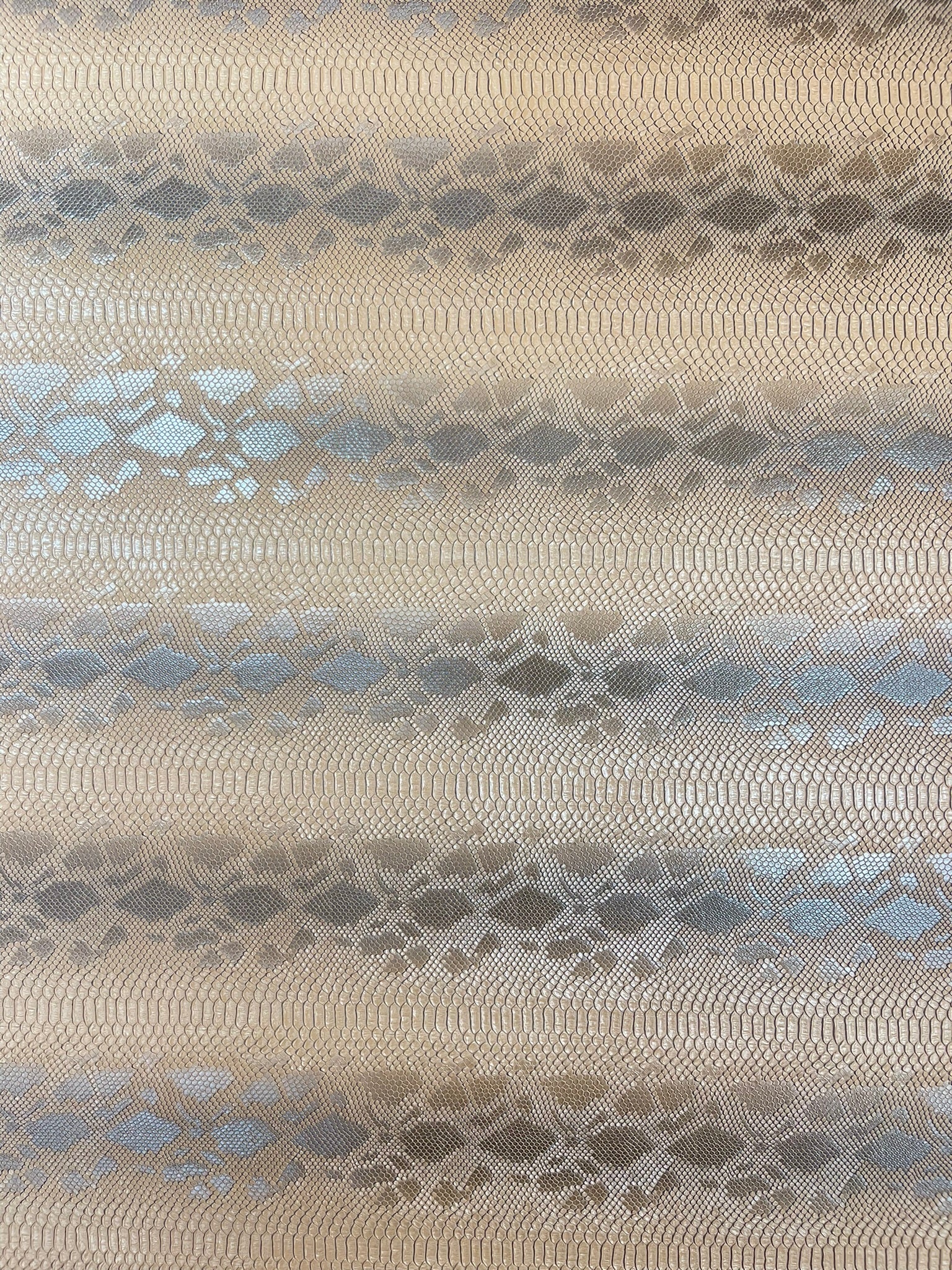 Viper Snake Skin Texture Faux Leather Fabric| 54" Wide| Upholstery| Bags.