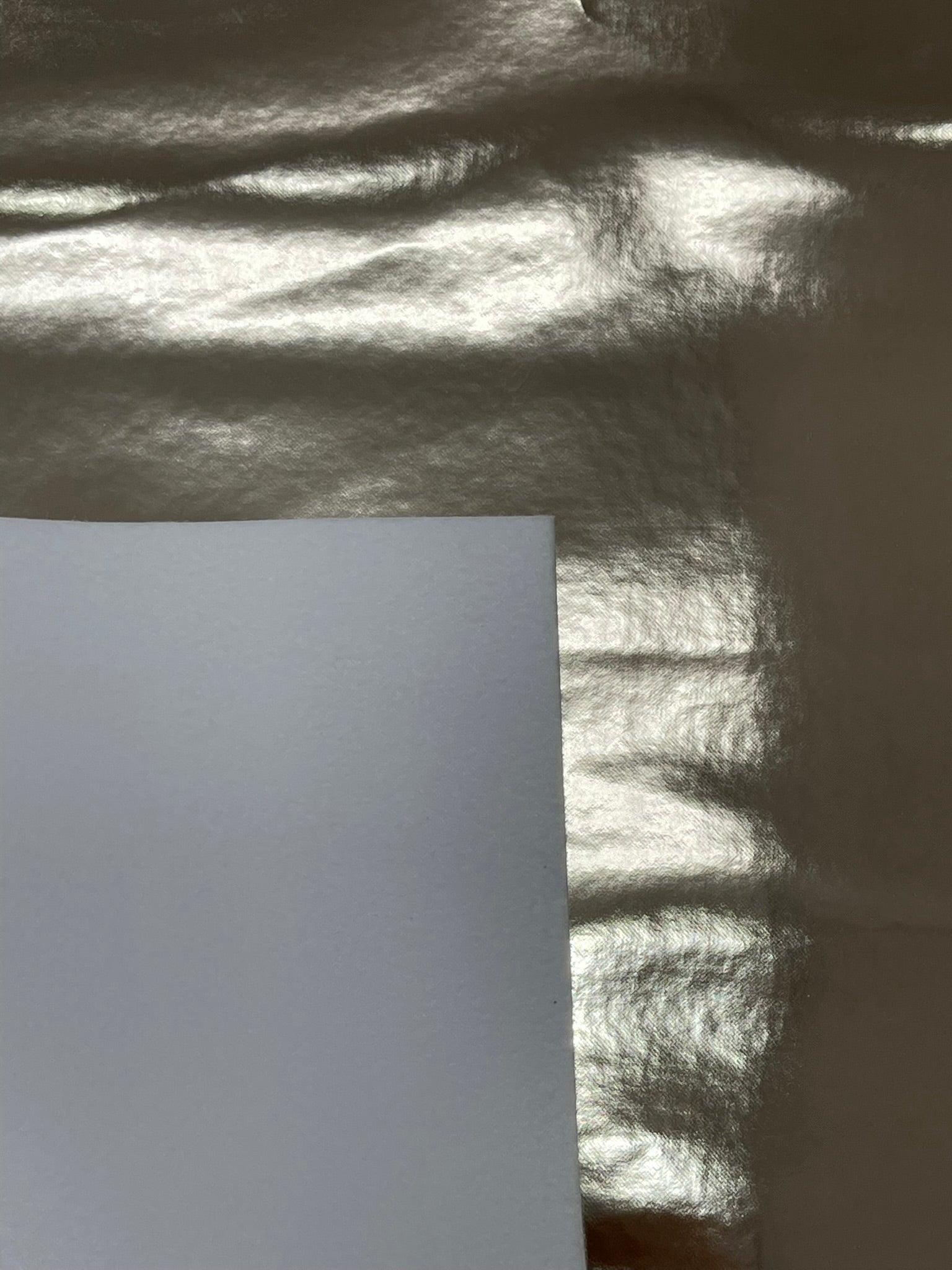 Chrome Mirror Reflective Vinyl Fabric / Crafting Apparel Upholstery Vinyl Fabric 54" Wide