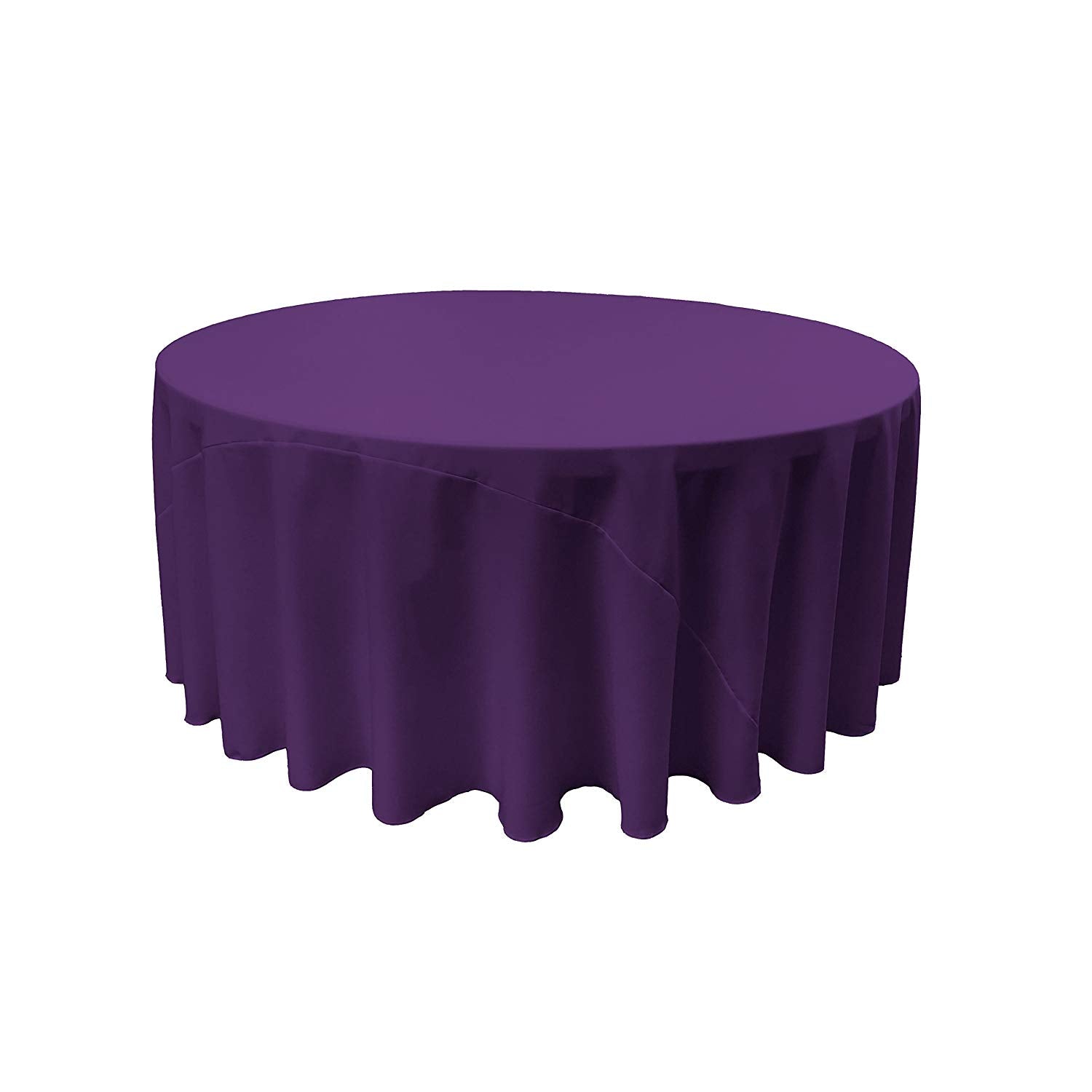 72" Round Tablecloth With Seams Polyester Poplin / Party Supply / Choose Size Below.