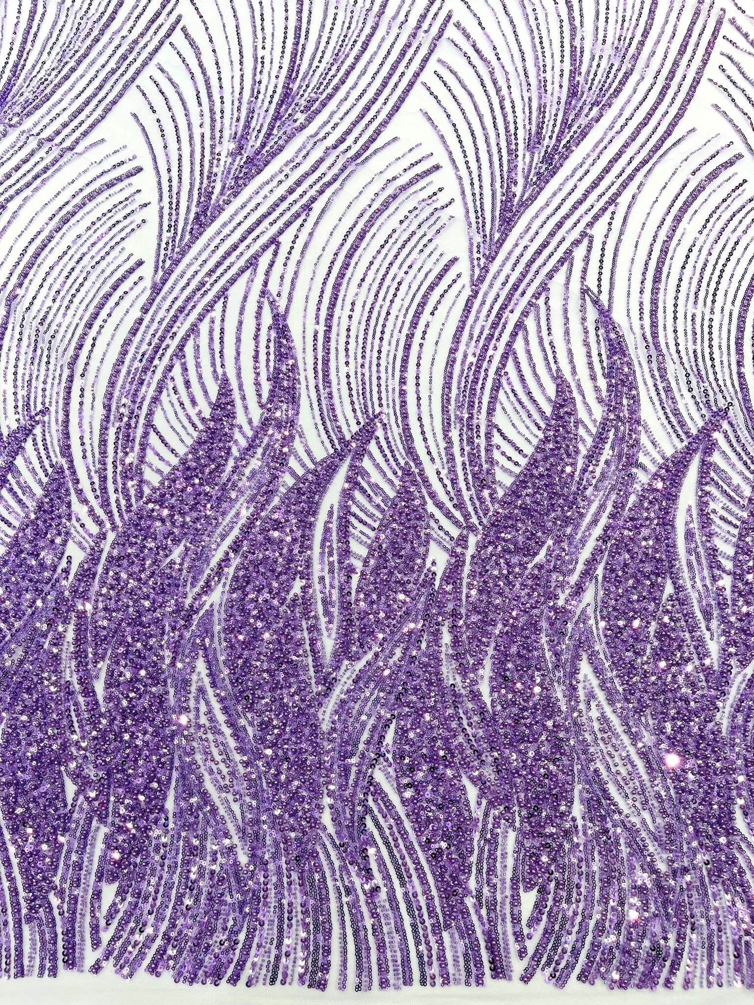 Flame Fashion Beaded Lace Fabric| Prom| Wedding| By The Yard.