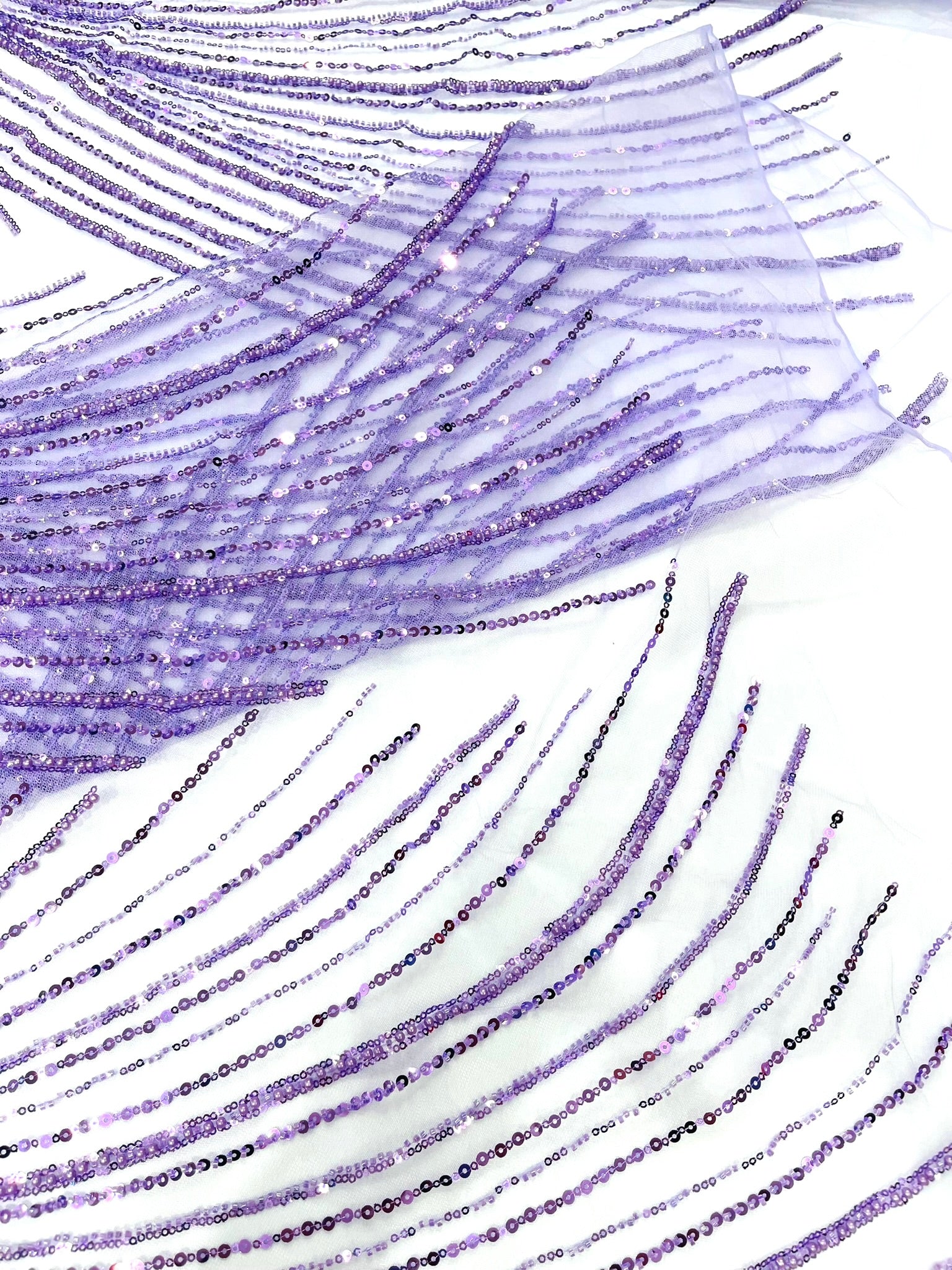 Flame Fashion Beaded Lace Fabric| Prom| Wedding| By The Yard.