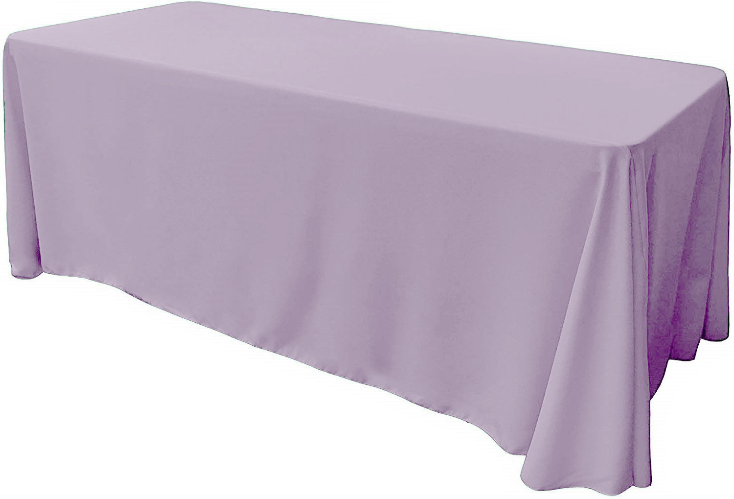 90" X 132" Rectangular Tablecloth Polyester Poplin / Party Supply / Choose Size Below.