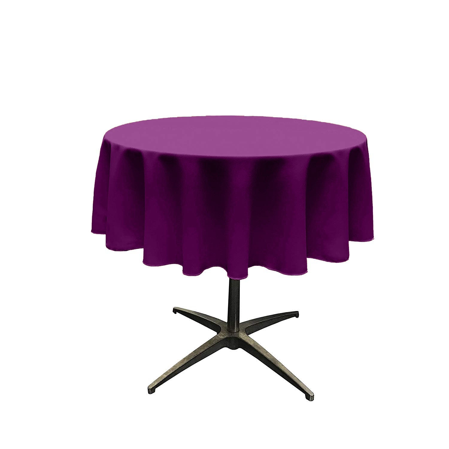 58" Round Polyester Poplin Tablecloth - Choose Size Below.