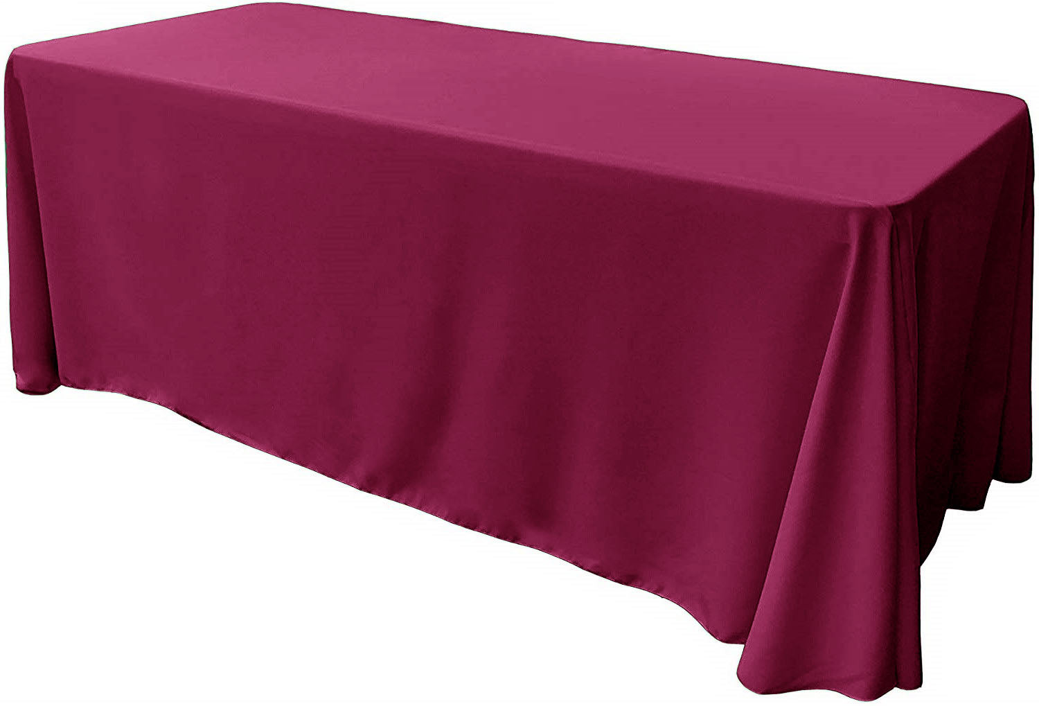 86" X 108" Rectangular Tablecloth Polyester Poplin / Party Supply / Choose Size Below.