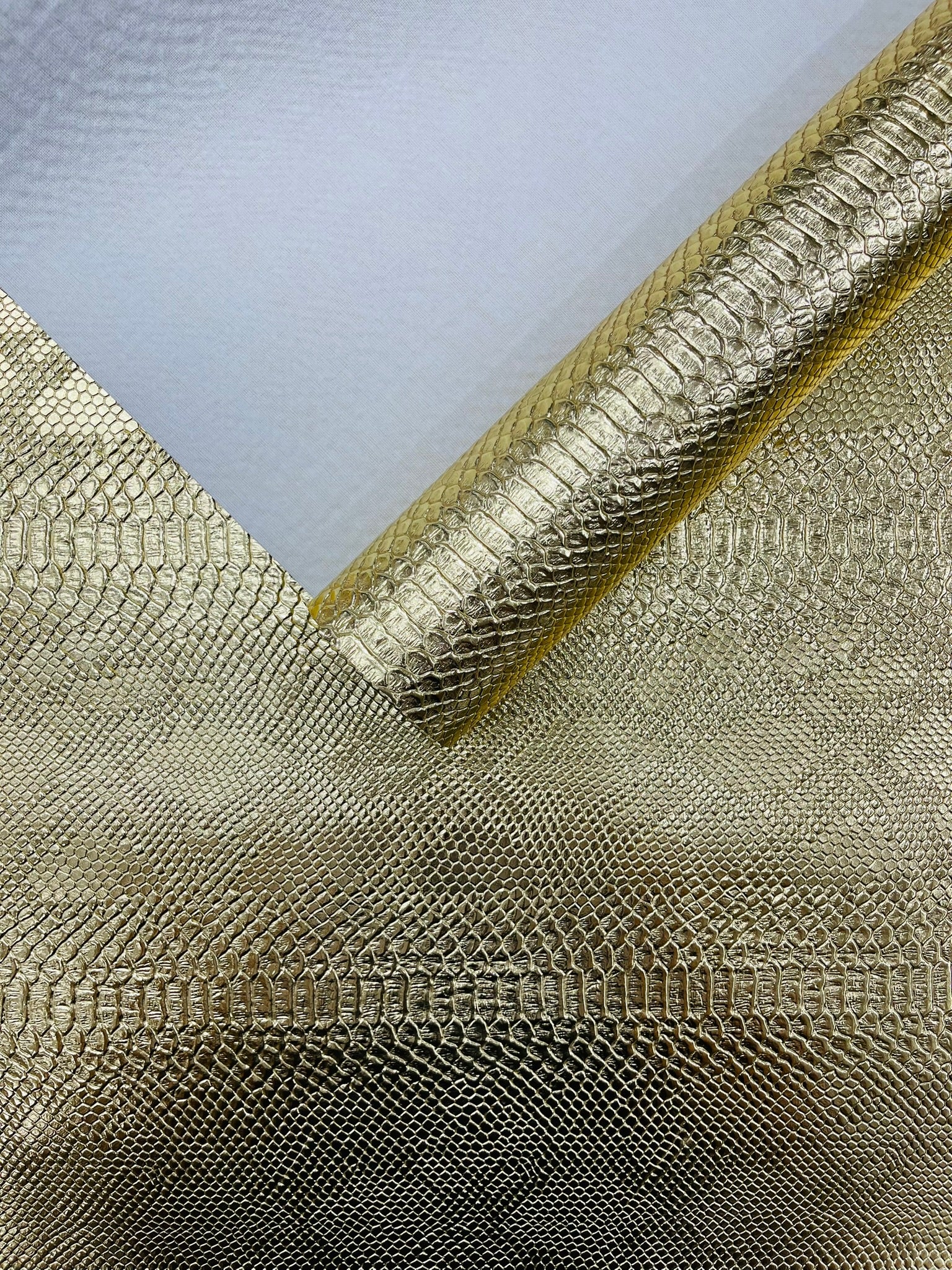 Viper Snake Skin Texture Faux Leather Fabric| 54" Wide| Upholstery| Bags.