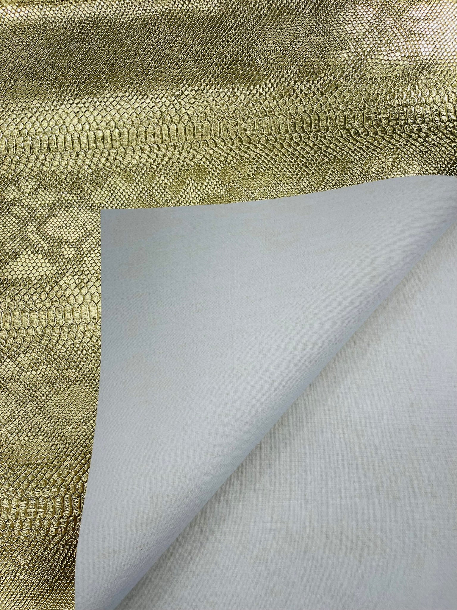 Viper Snake Skin Texture Faux Leather Fabric| 54" Wide| Upholstery| Bags.