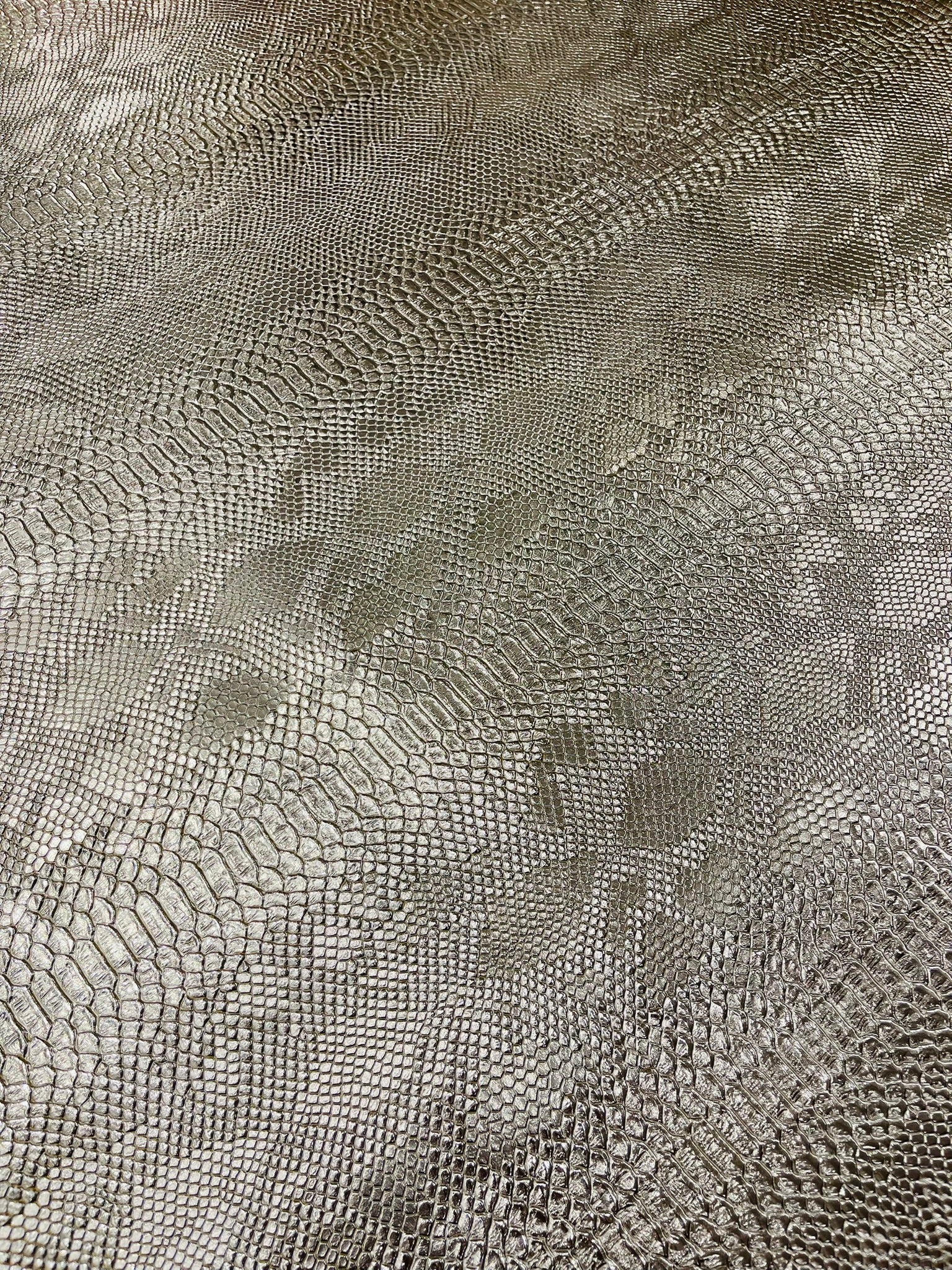 Viper Snake Skin Texture Faux Leather Fabric| 54" Wide| Upholstery| Bags.