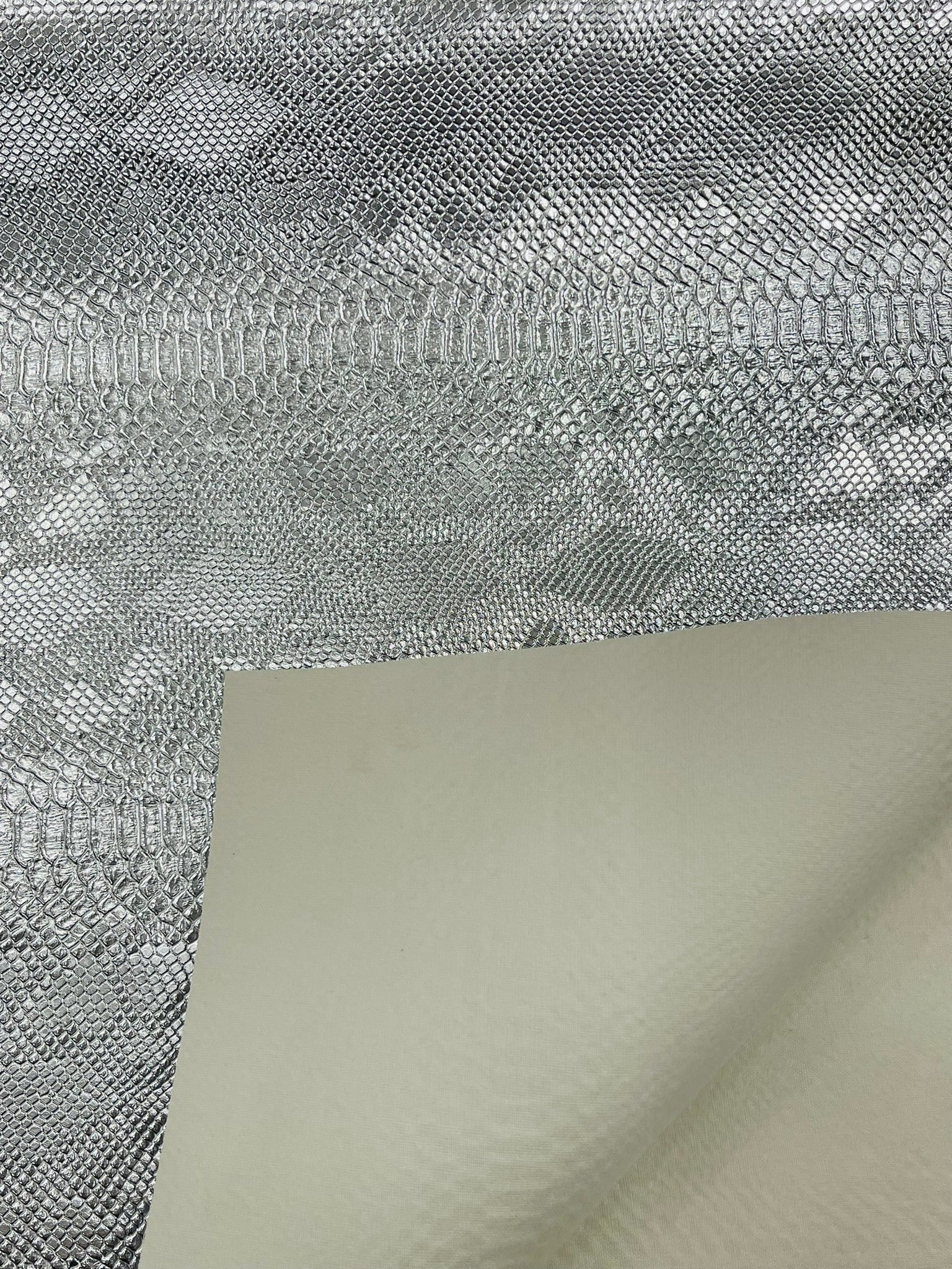 Viper Snake Skin Texture Faux Leather Fabric| 54" Wide| Upholstery| Bags.