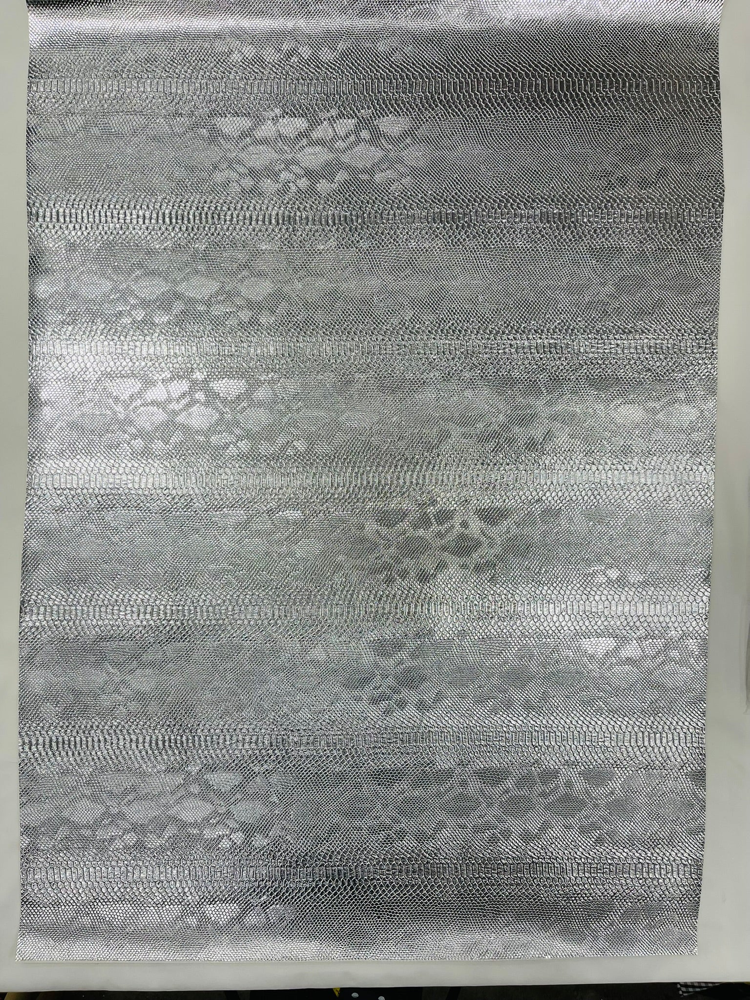 Viper Snake Skin Texture Faux Leather Fabric| 54" Wide| Upholstery| Bags.