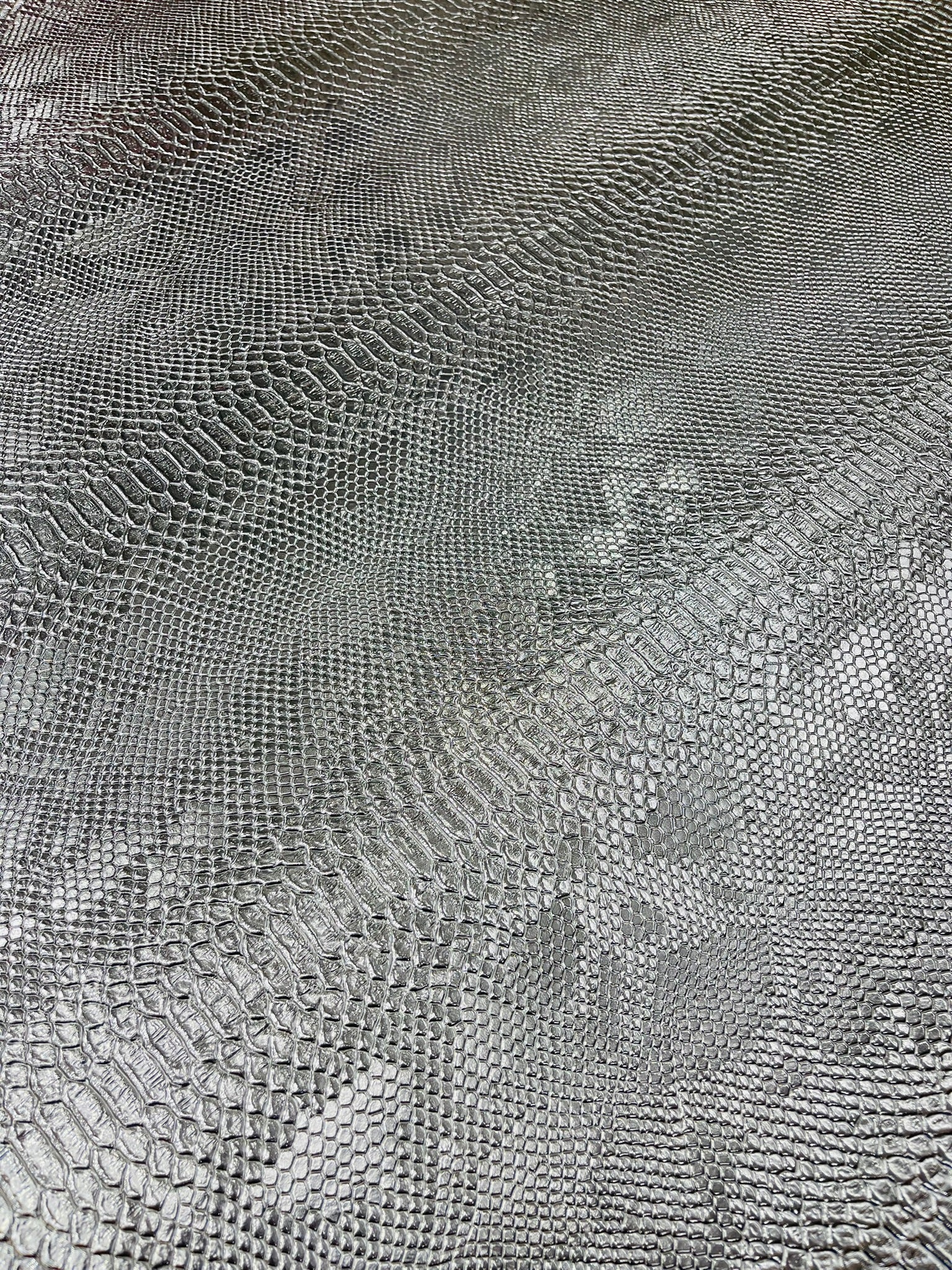 Viper Snake Skin Texture Faux Leather Fabric| 54" Wide| Upholstery| Bags.