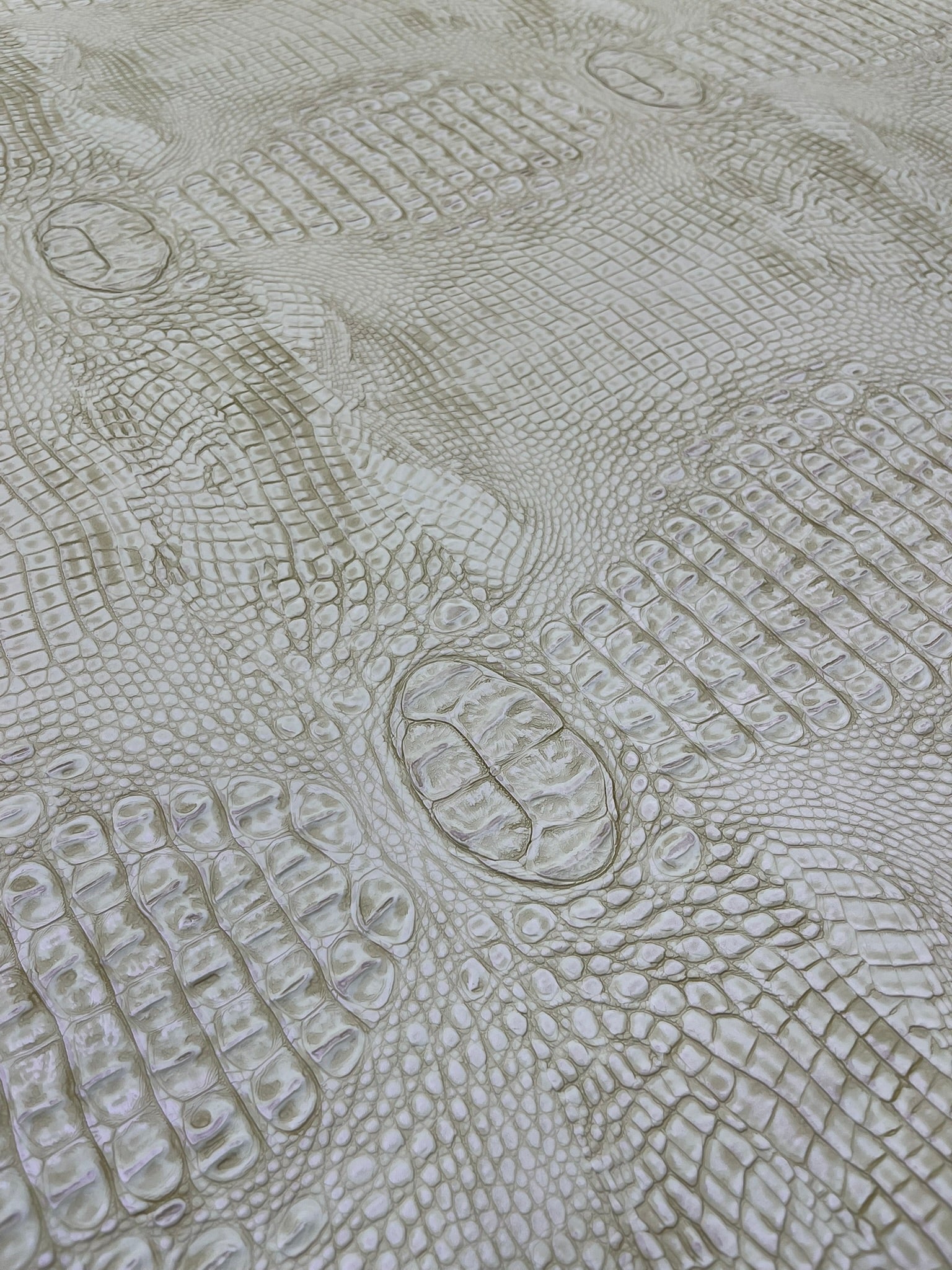 Metallic Gator Vinyl Fabric 54" Wide / Upholstery Crafting Accessories Applications Faux Leather PVC.