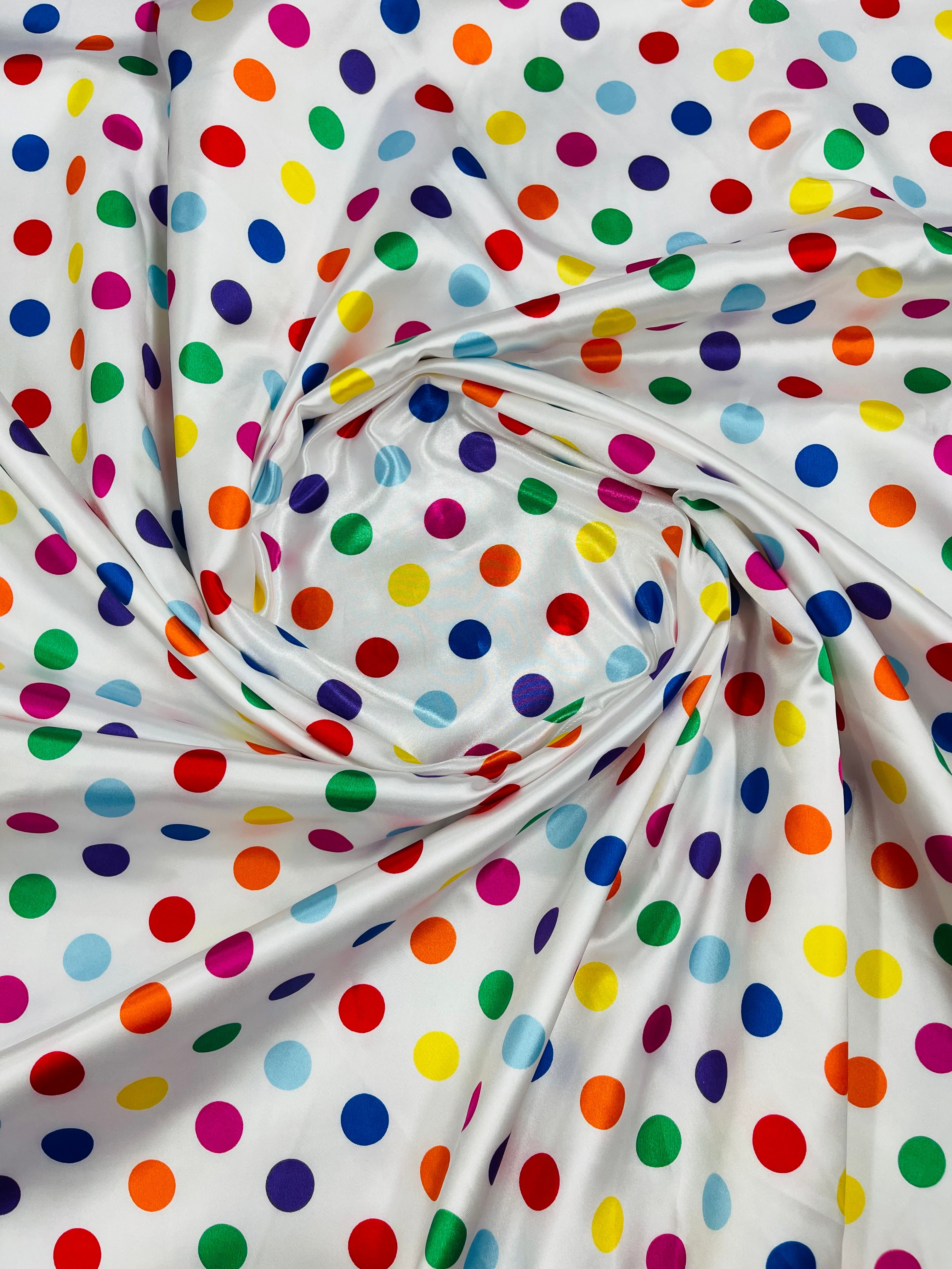 POLKA DOT SATIN (by the yard)