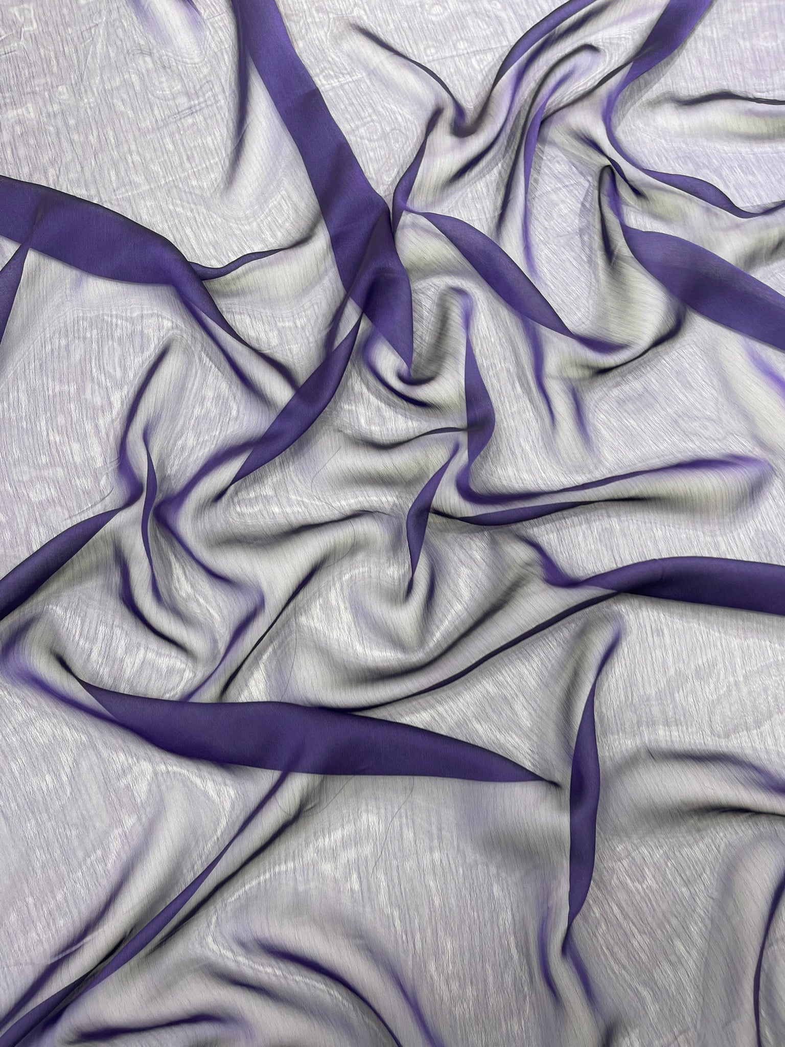Chiffon Two Tone Sheer Fabric, by The Yard.