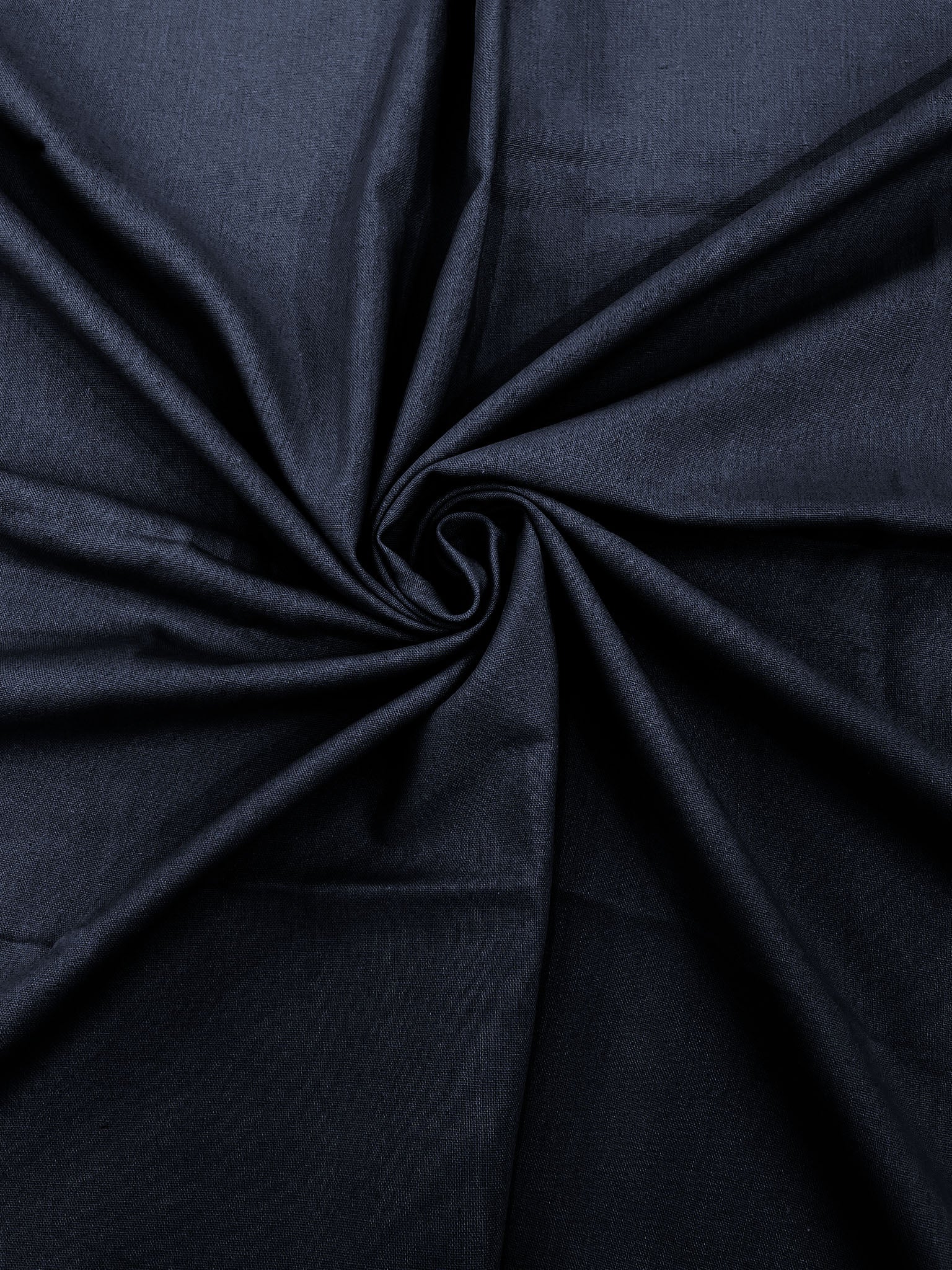 Navy Blue Medium Weight Natural Linen Fabric/50 " Wide/Clothing