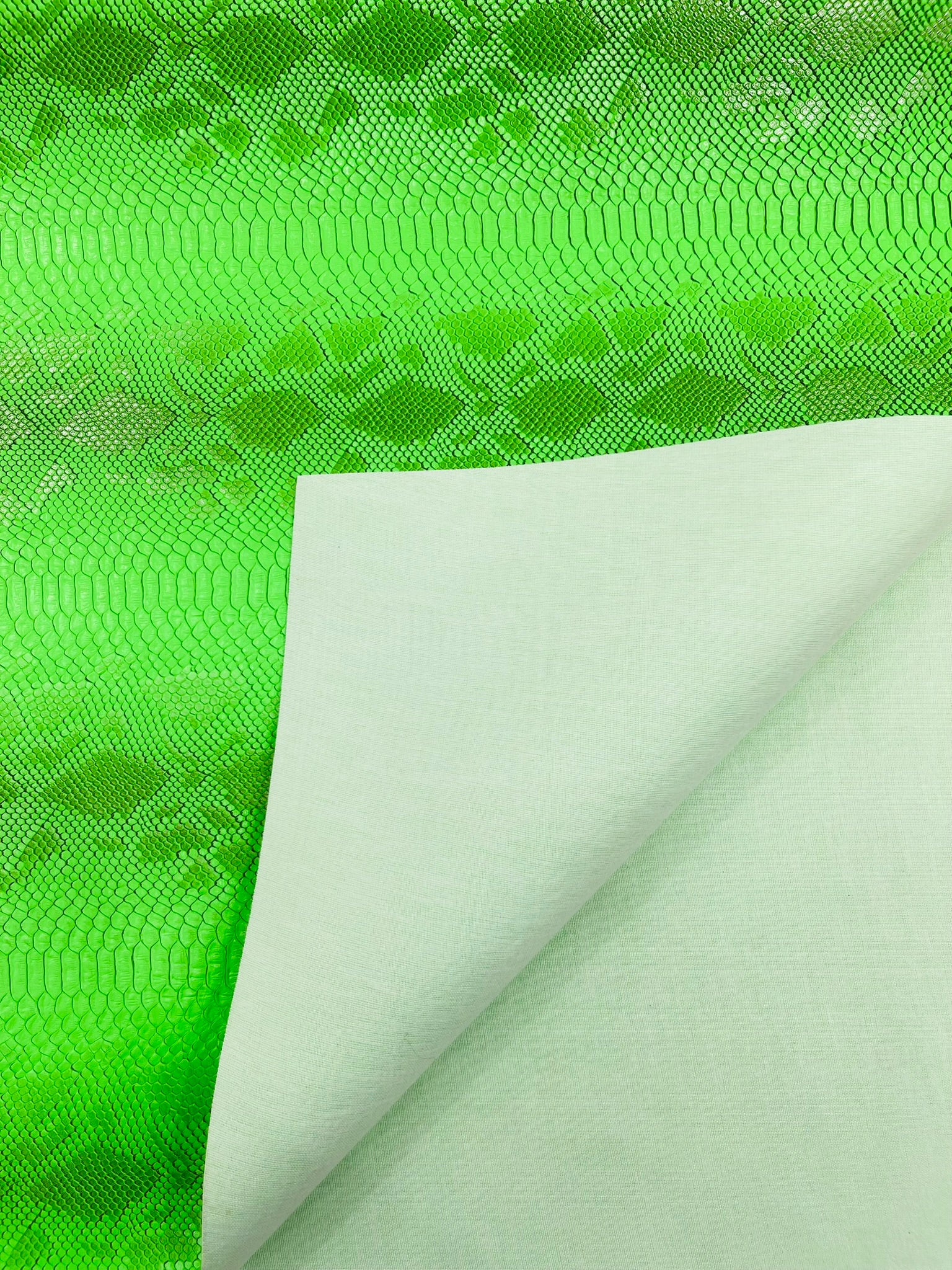 Viper Snake Skin Texture Faux Leather Fabric| 54" Wide| Upholstery| Bags.