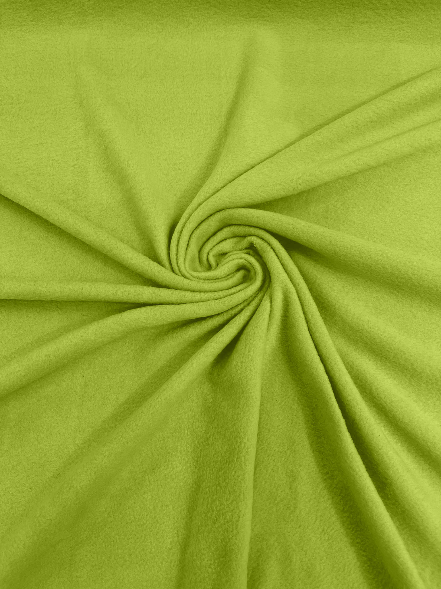 Neon Green Solid Polar Fleece Fabric Anti-Pill 58" Wide Sold by The Yard