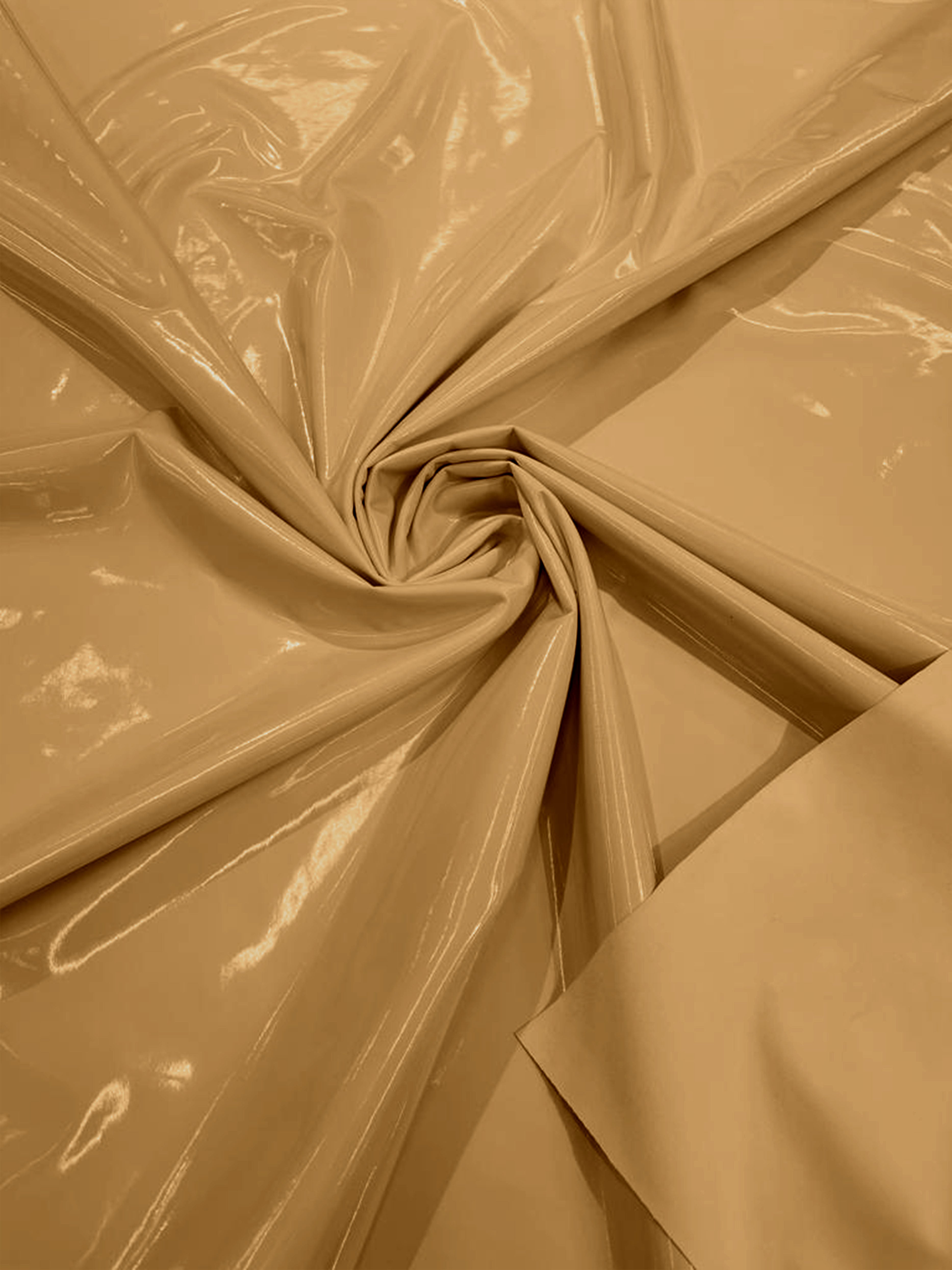 Nude Spandex Shiny Vinyl Fabric (Latex Stretch) - Sold By The Yard