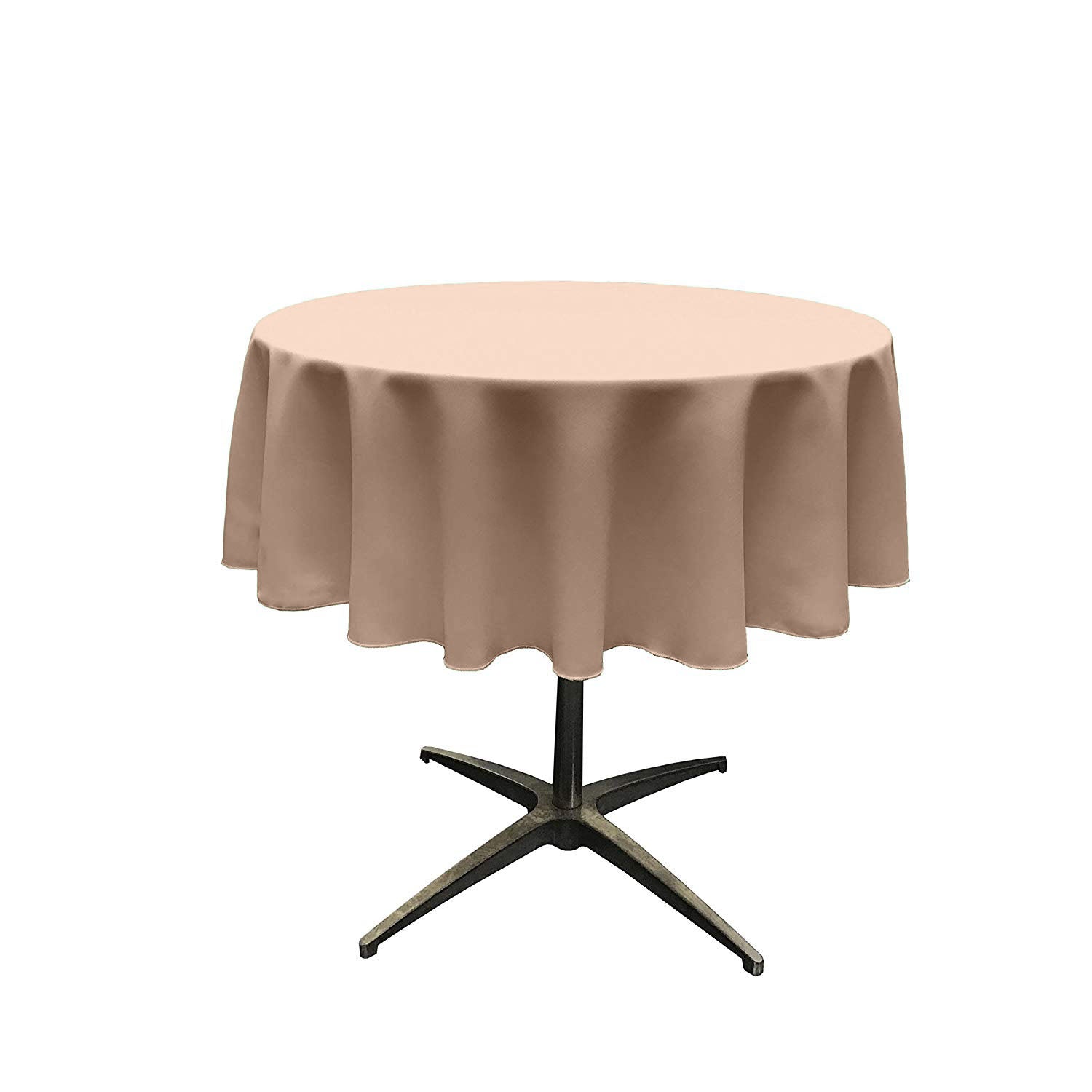 58" Round Polyester Poplin Tablecloth - Choose Size Below.