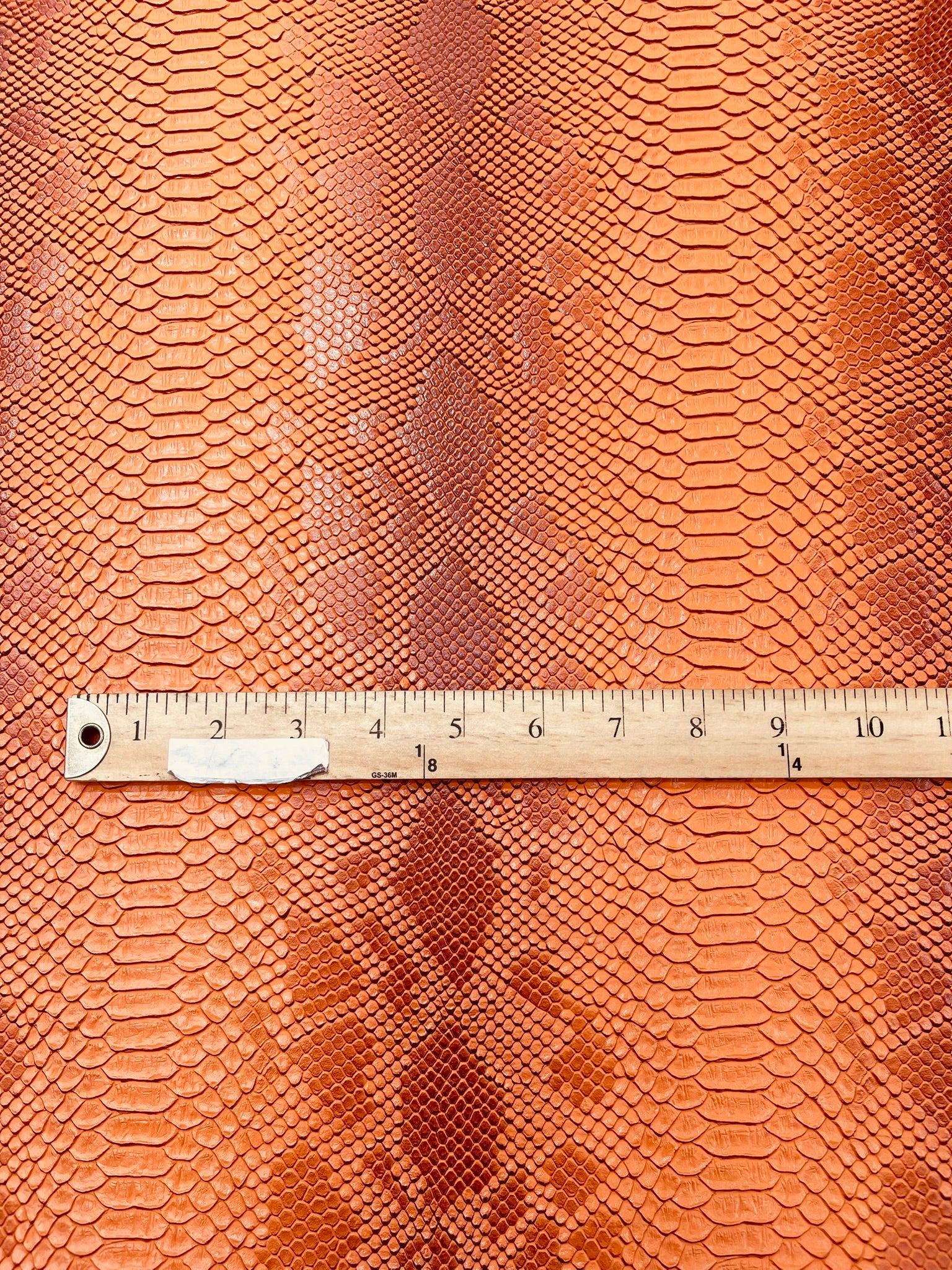 Viper Snake Skin Texture Faux Leather Fabric| 54" Wide| Upholstery| Bags.