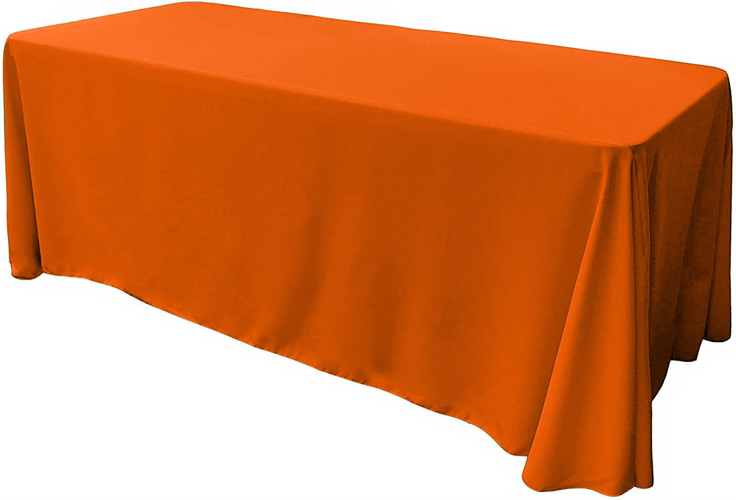 86" X 156" Rectangular Tablecloth Polyester Poplin / Party Supply / Choose Size Below.