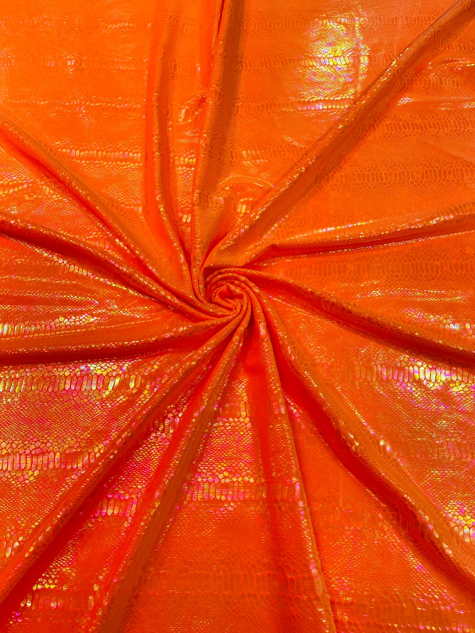 Illusion Foil Mamba Snake Design Stretch Velvet Fabric 58" Wide| Costume.