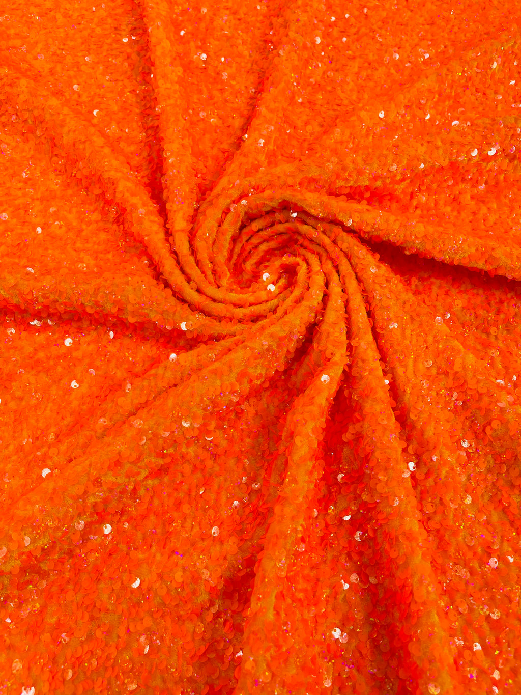 Sequin Velvet Stretch 5mm fabric 58"Wide-Prom-Nightgown fabric- Sold by the yard.