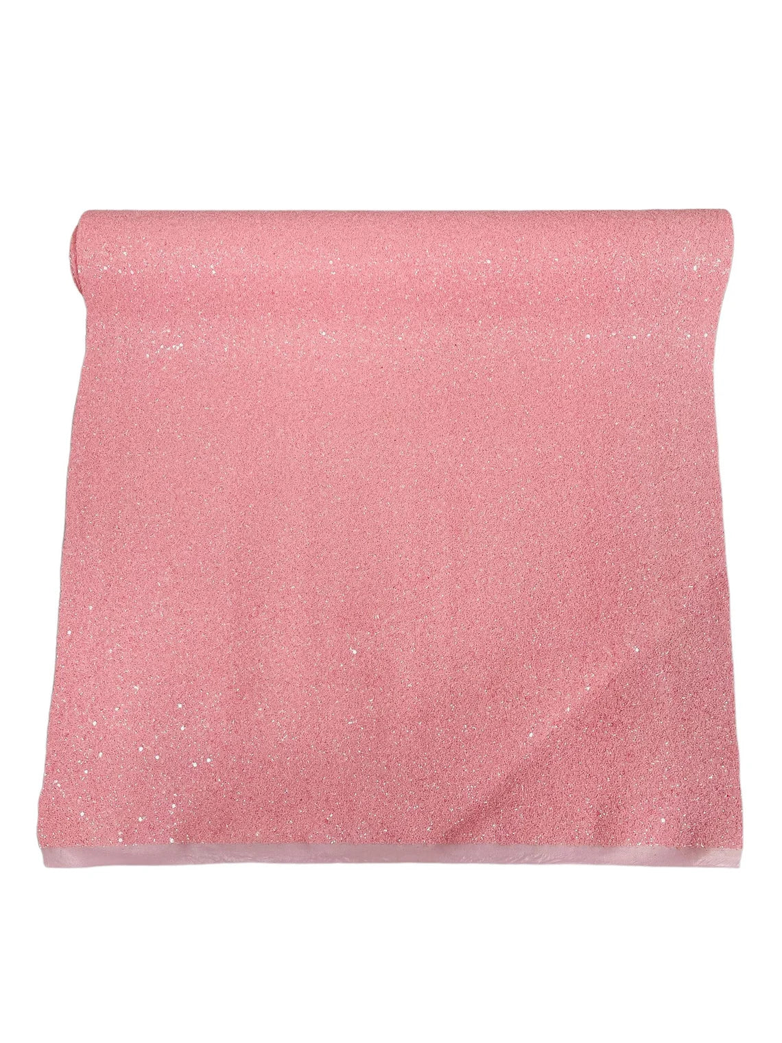 Chunky Glitter Vinyl Fabric - Pink - High Quality 54" Chunky Glitter Fabric Sold By Yard